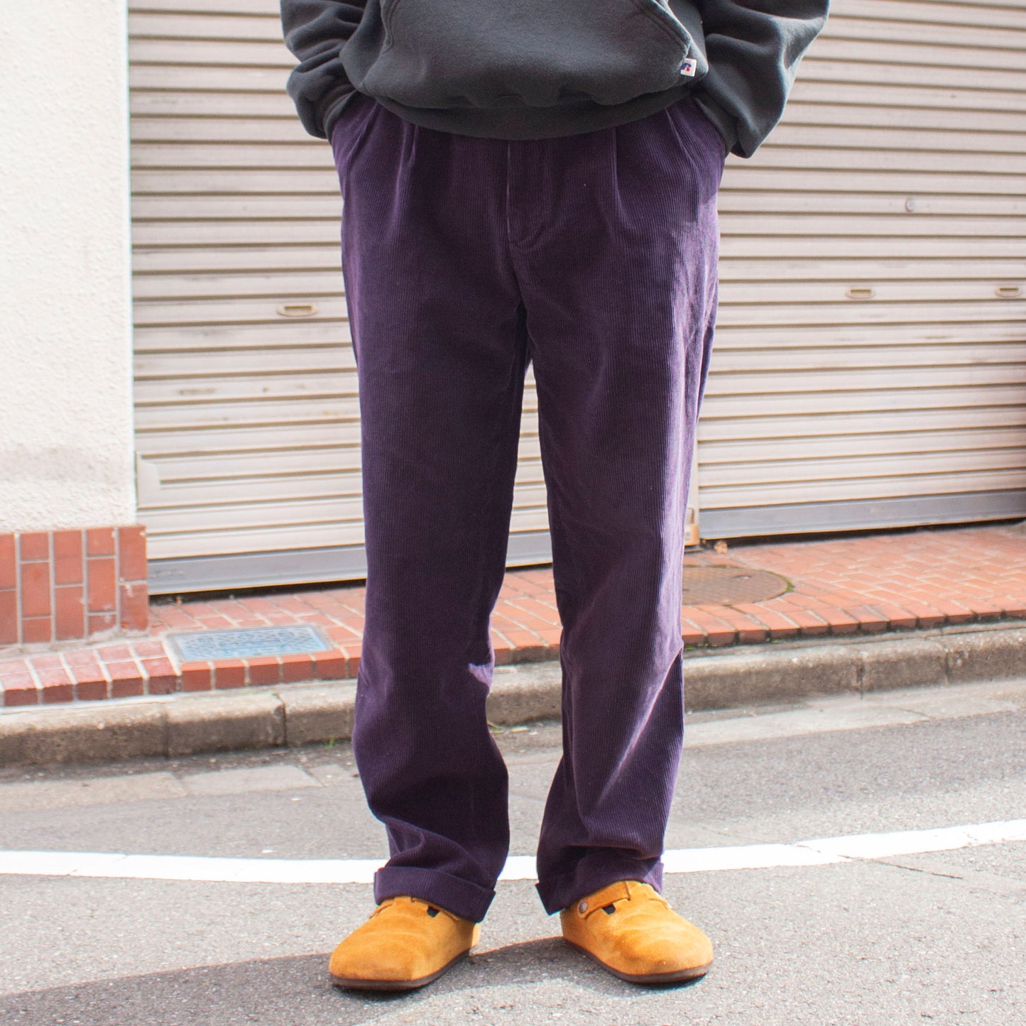 Corduroy Trousers / purple