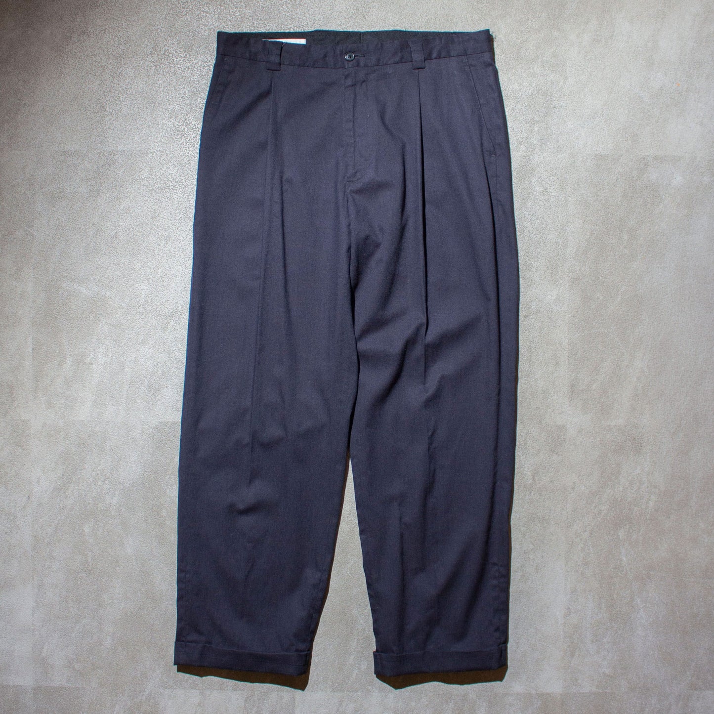 Poly×Rayon×Linen 1tuck Slacks【W34×L29】