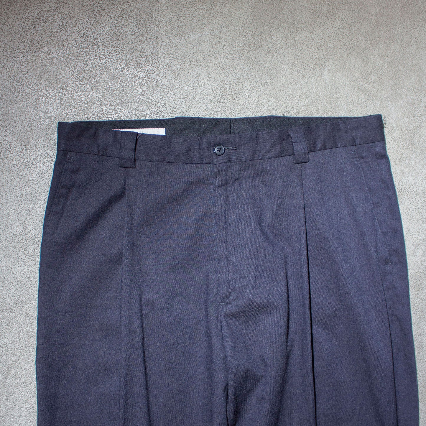 Poly×Rayon×Linen 1tuck Slacks【W34×L29】