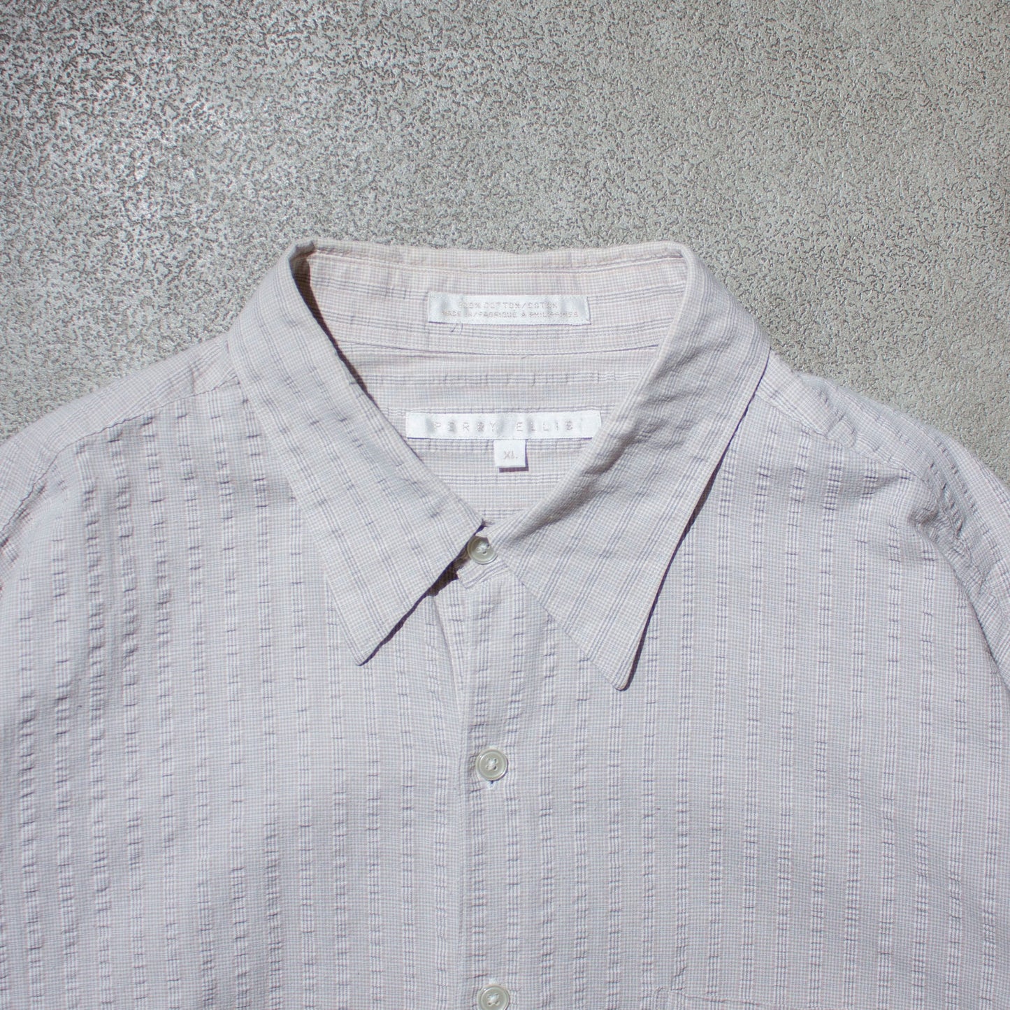 Seersucker S/S Shirt【XL】
