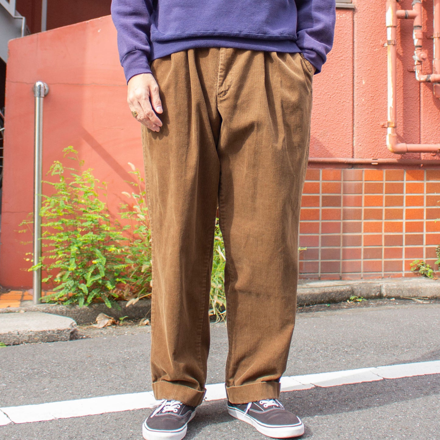 2tuck Corduroy Trousers