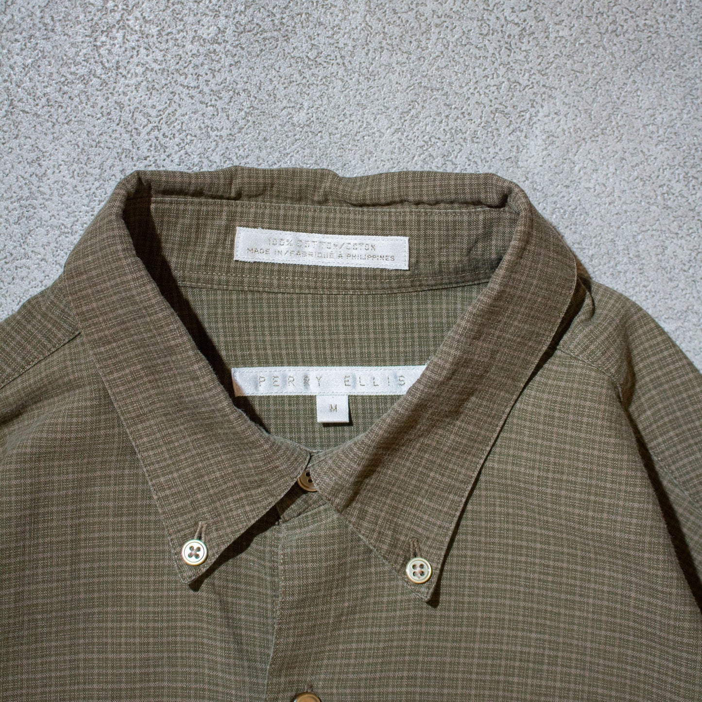 B.D Check Tuck Shirt / Green【M】