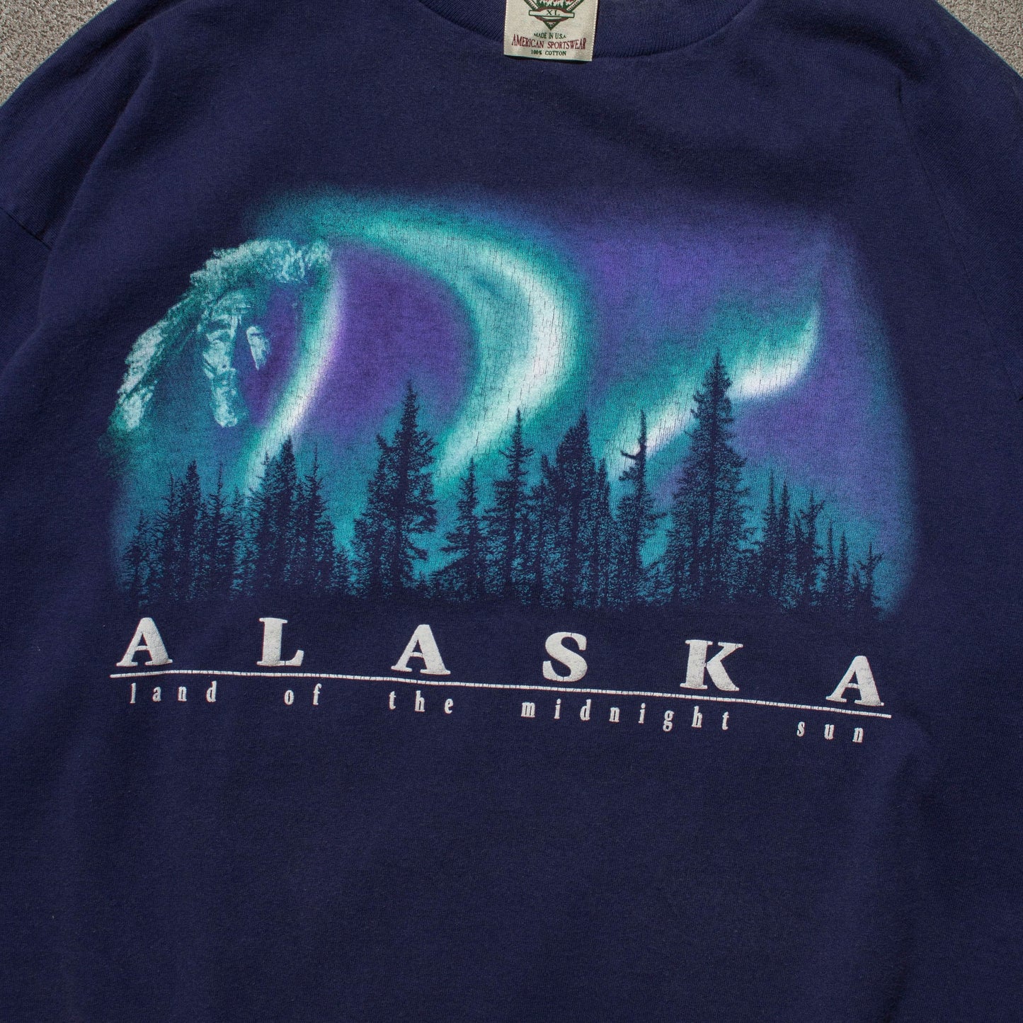 ALASKA T-shirt U.S.A.【XL】