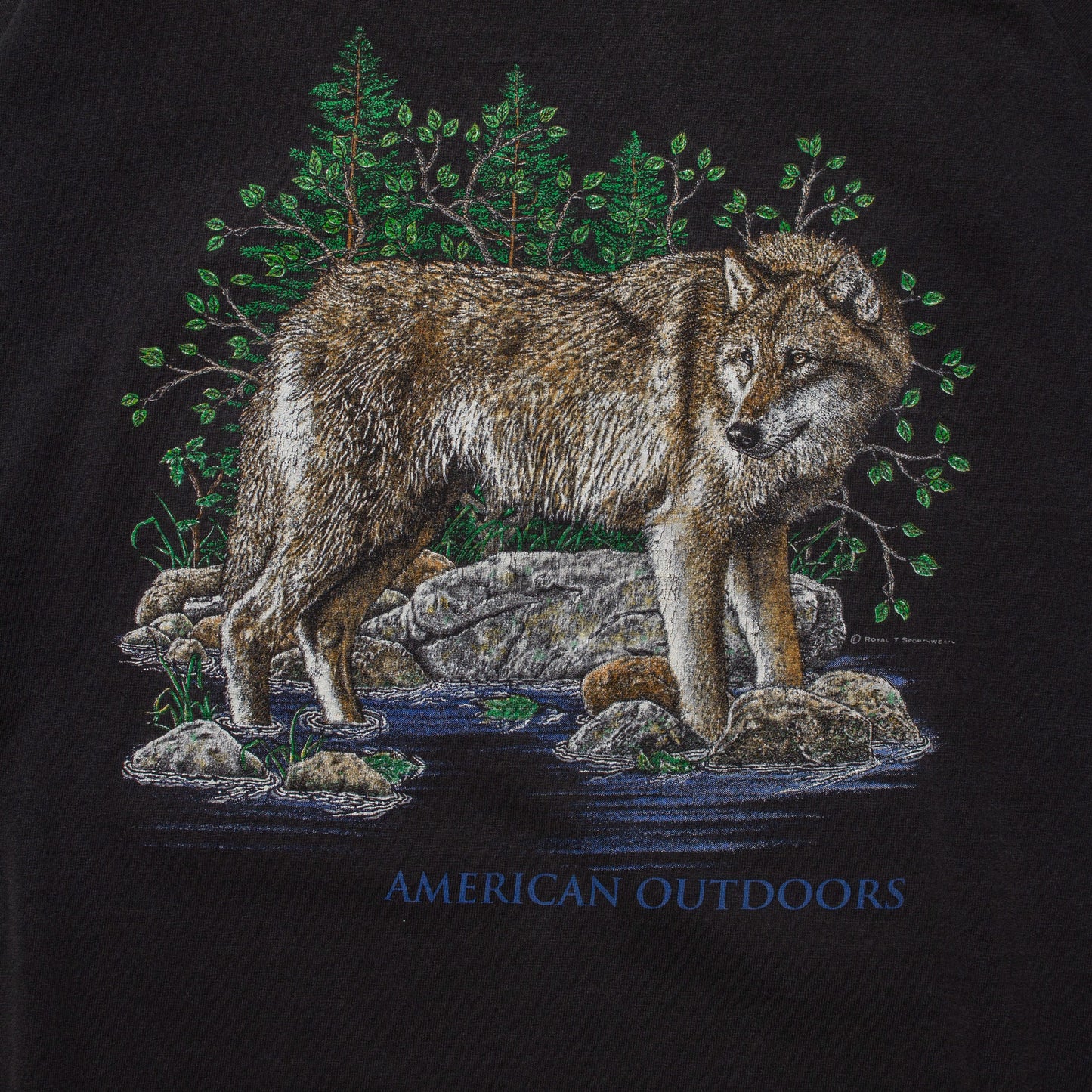 Wolf T-shirt U.S.A.【XXL】