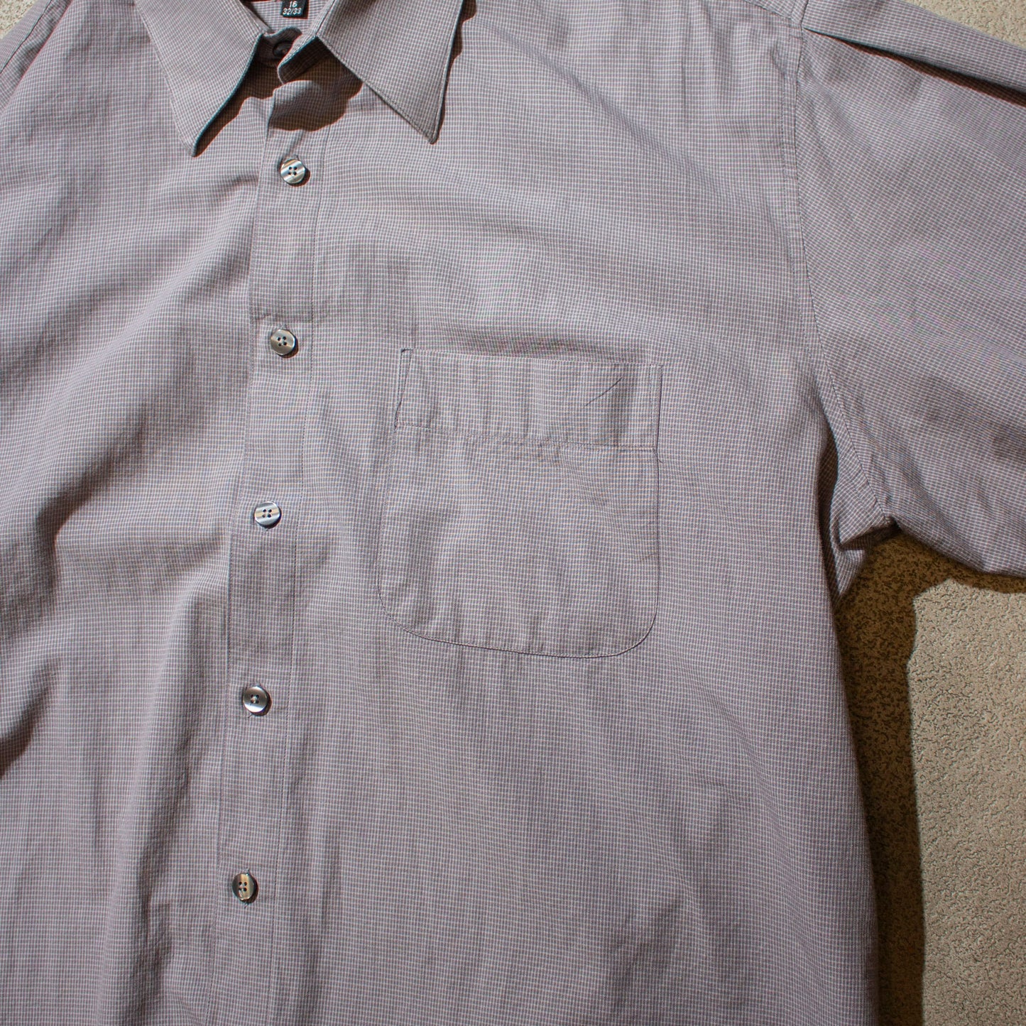 Check Tuck Shirt / GRY【About L】