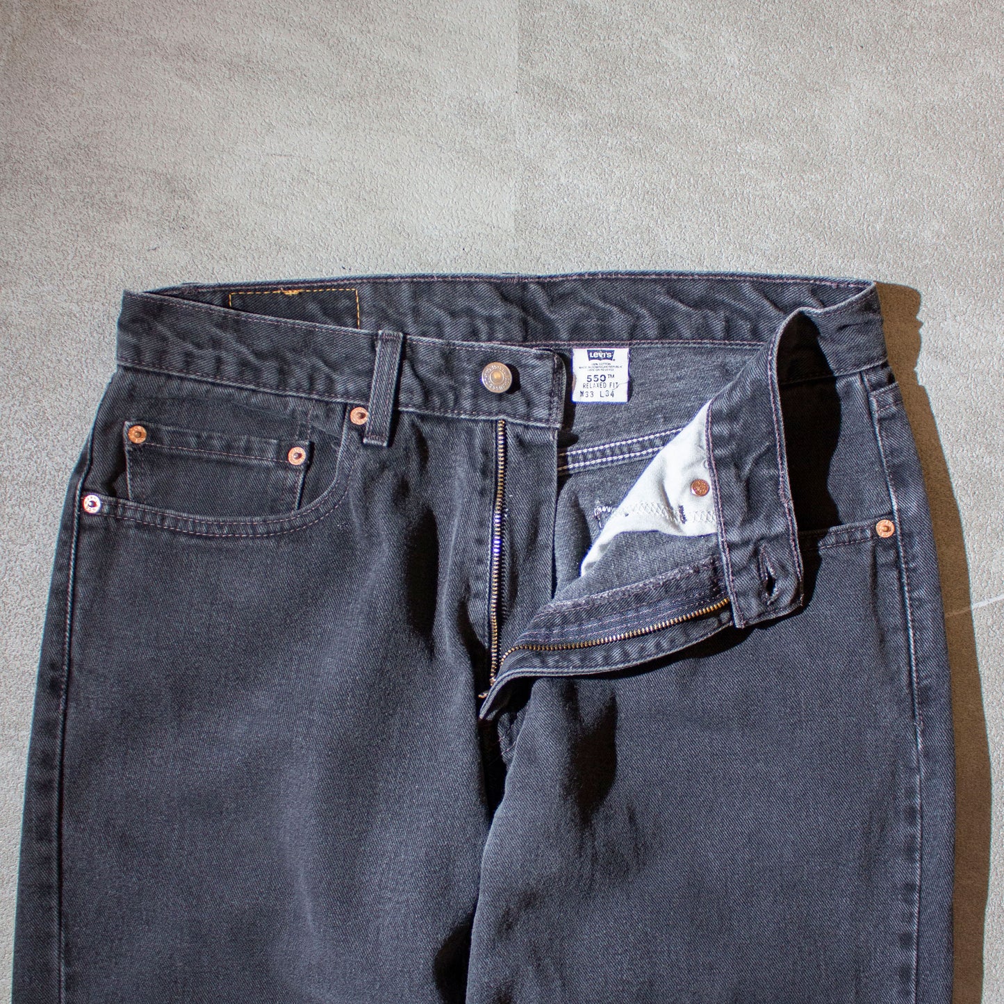 "RELAXED FIT" 5pocket Denim Pants