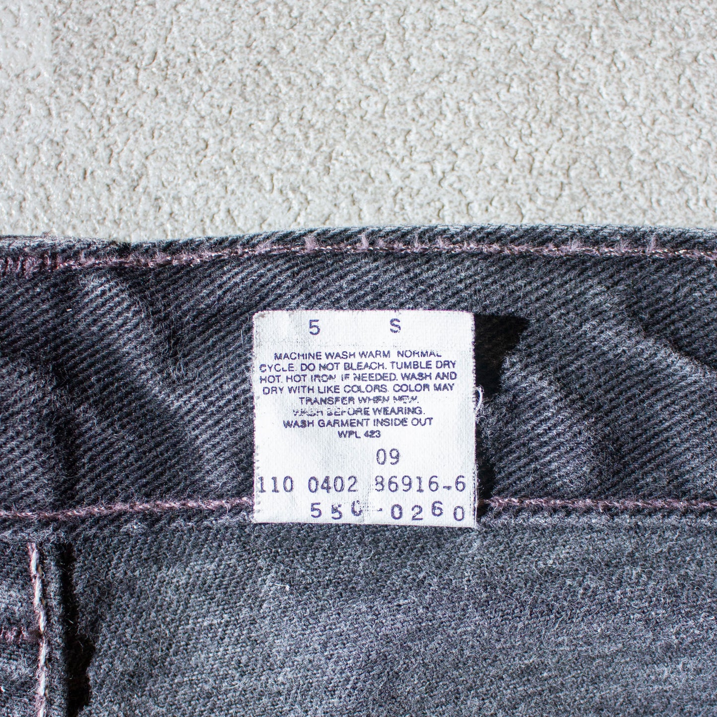"RELAXED FIT" 5pocket Denim Pants