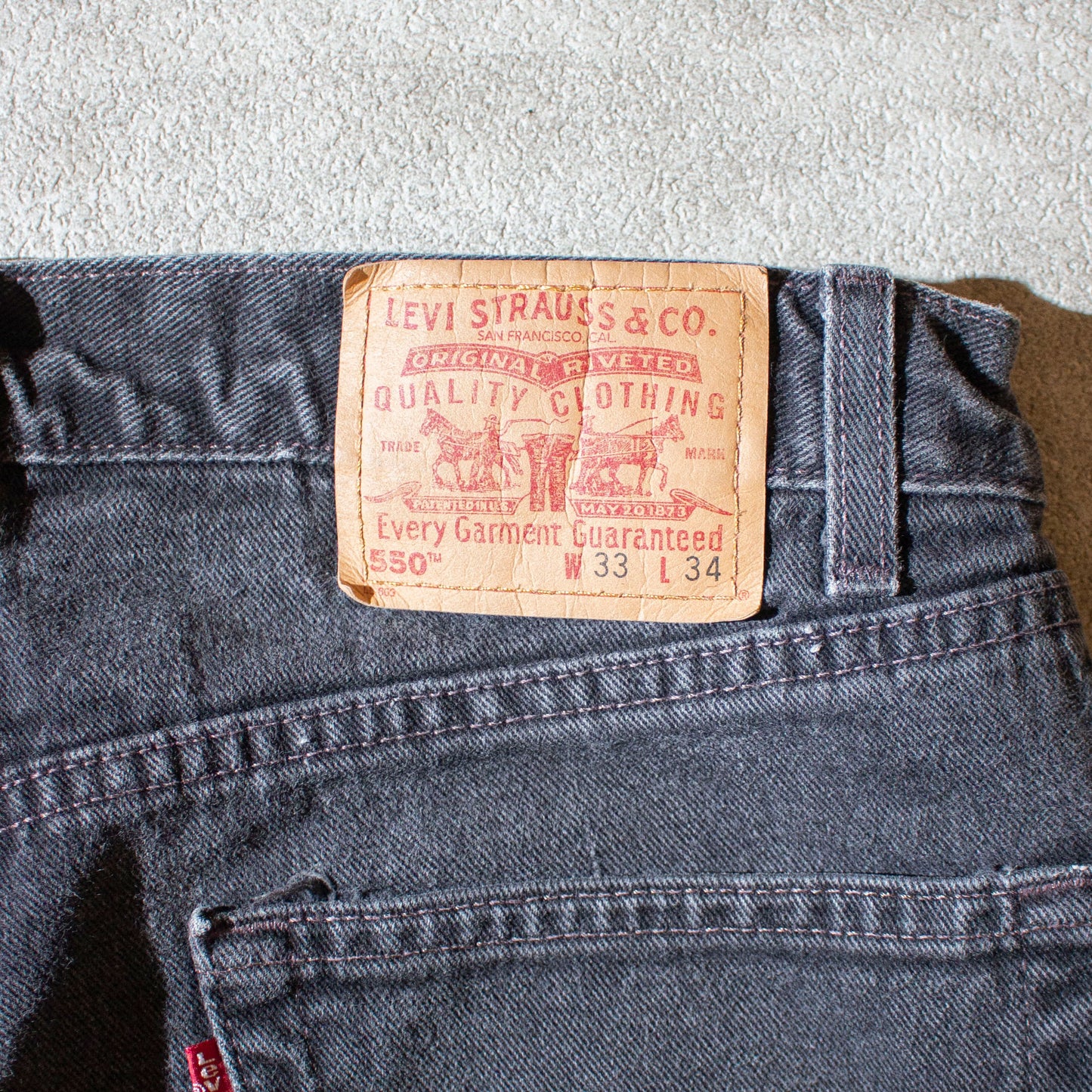 "RELAXED FIT" 5pocket Denim Pants