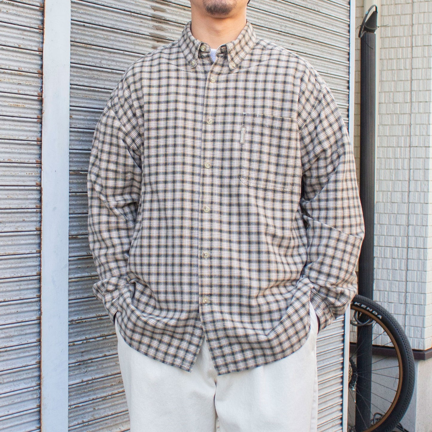 Cotton Flannel Check B.D Shirt