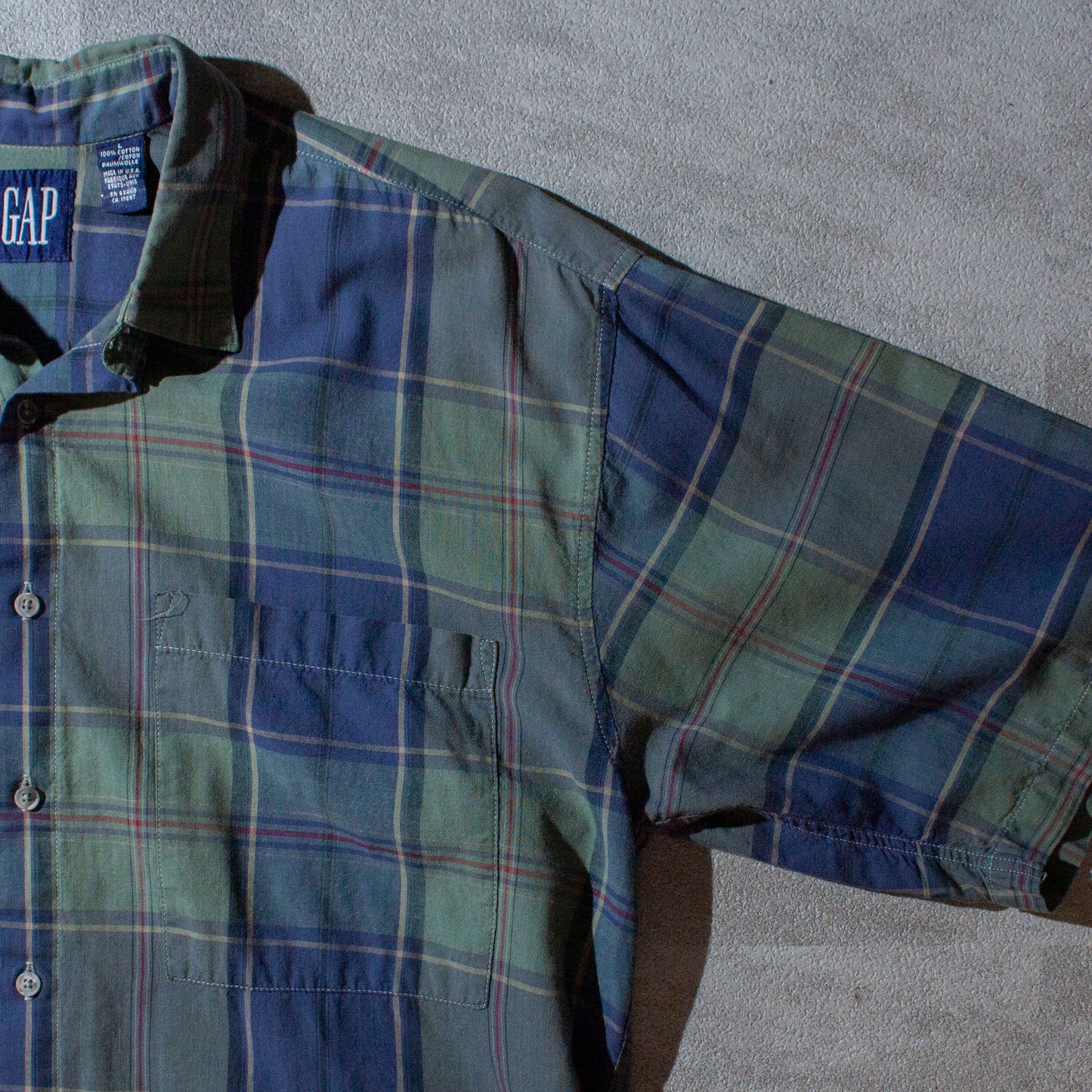 S/S Regular Collar Shirt Made in USA