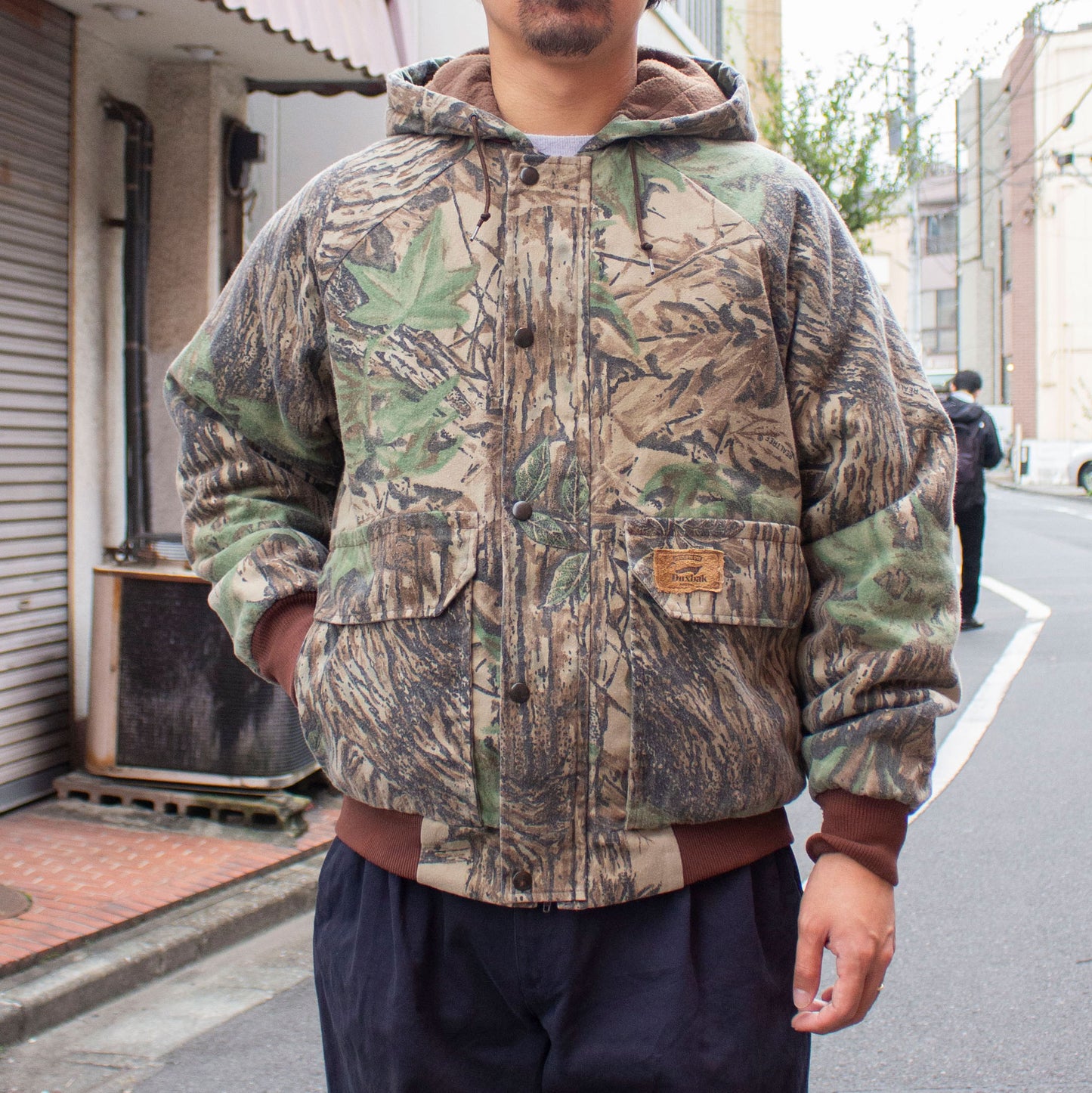 Tree Camo Hooded Blouson