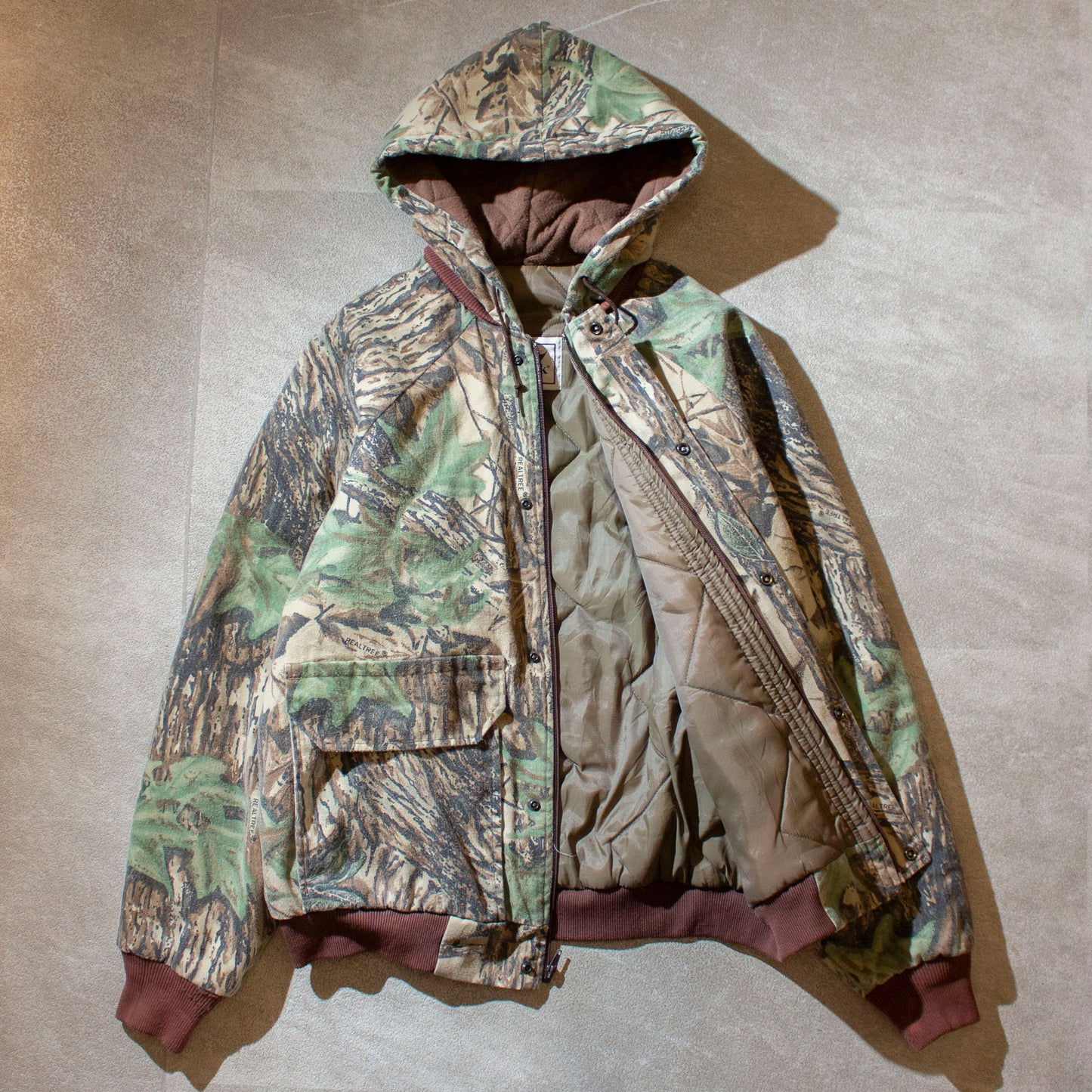 Tree Camo Hooded Blouson