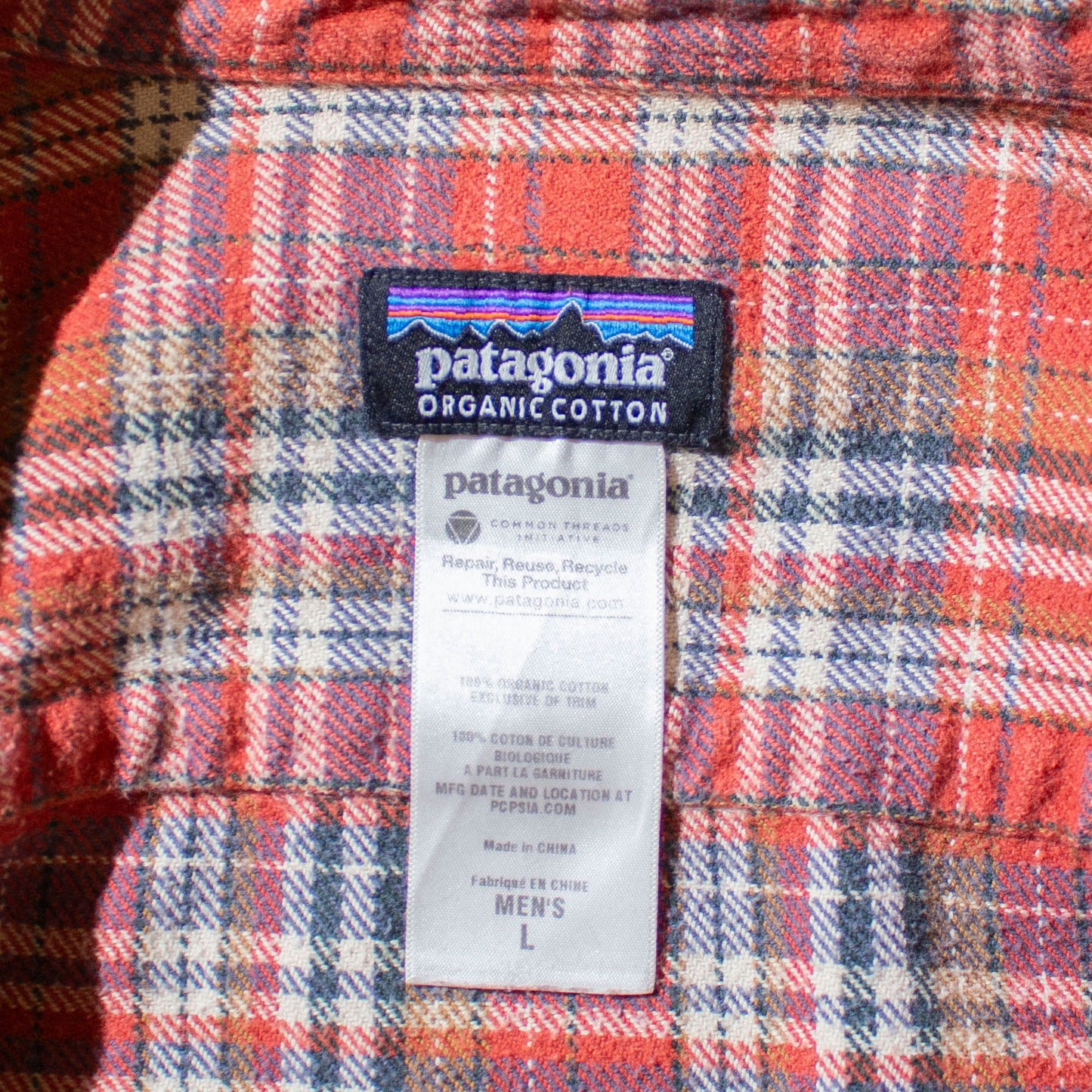 Organic Cotton Check Flannel Shirt