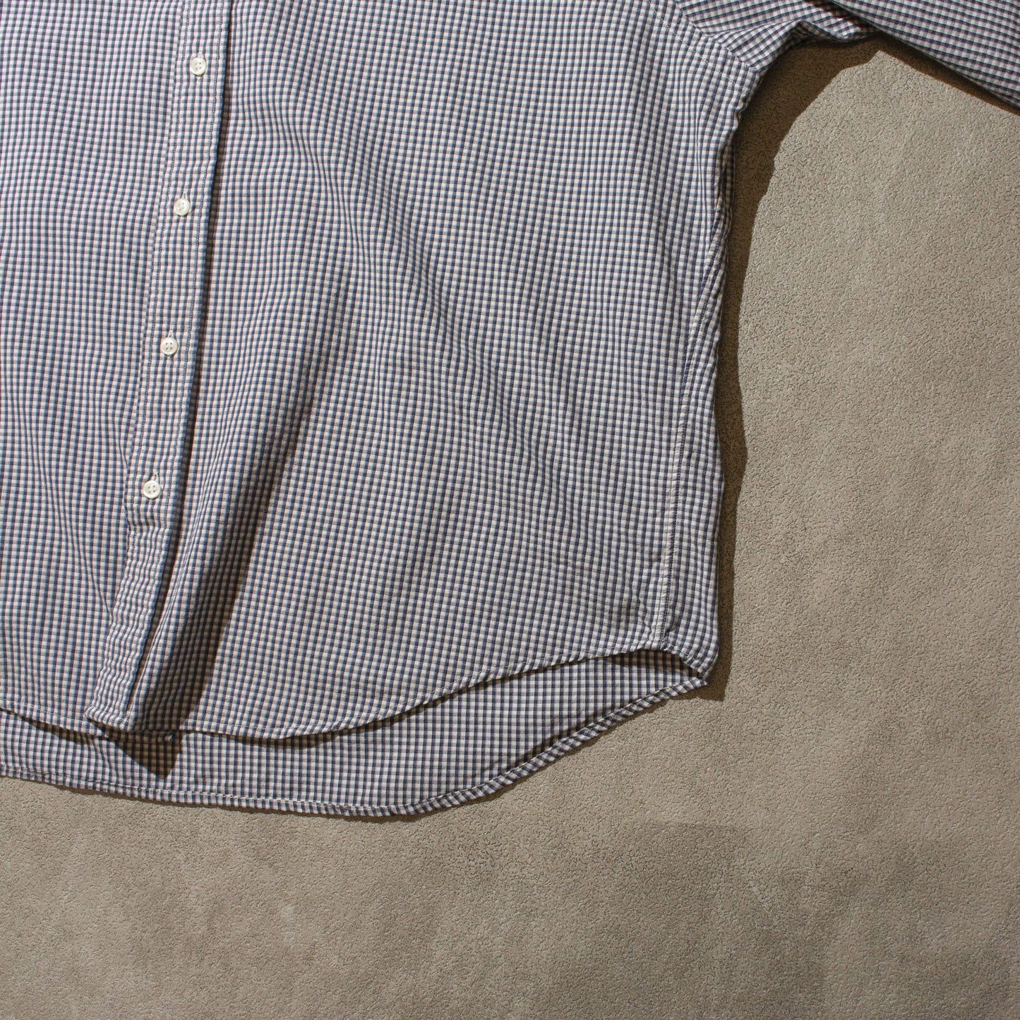 "BLAKE" Custom Resized Check Shirt【XL】