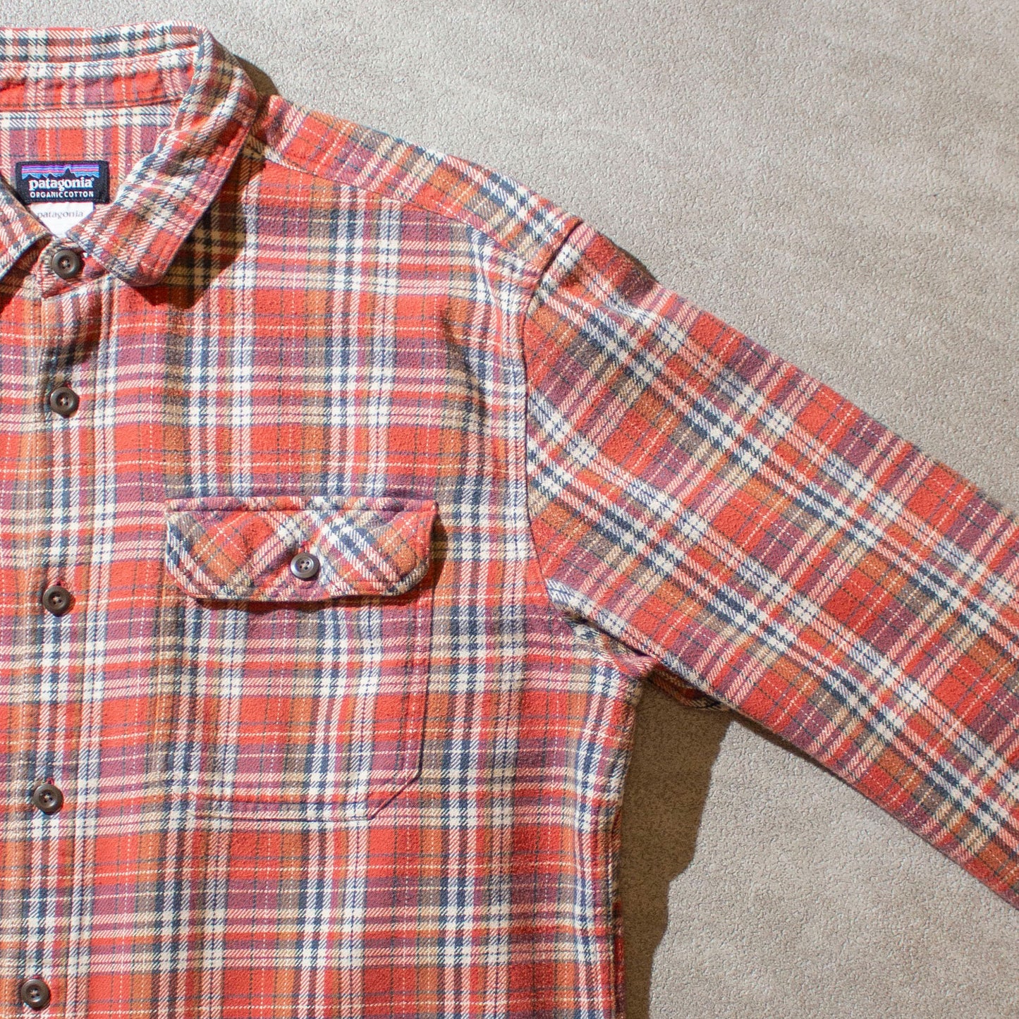 Organic Cotton Check Flannel Shirt