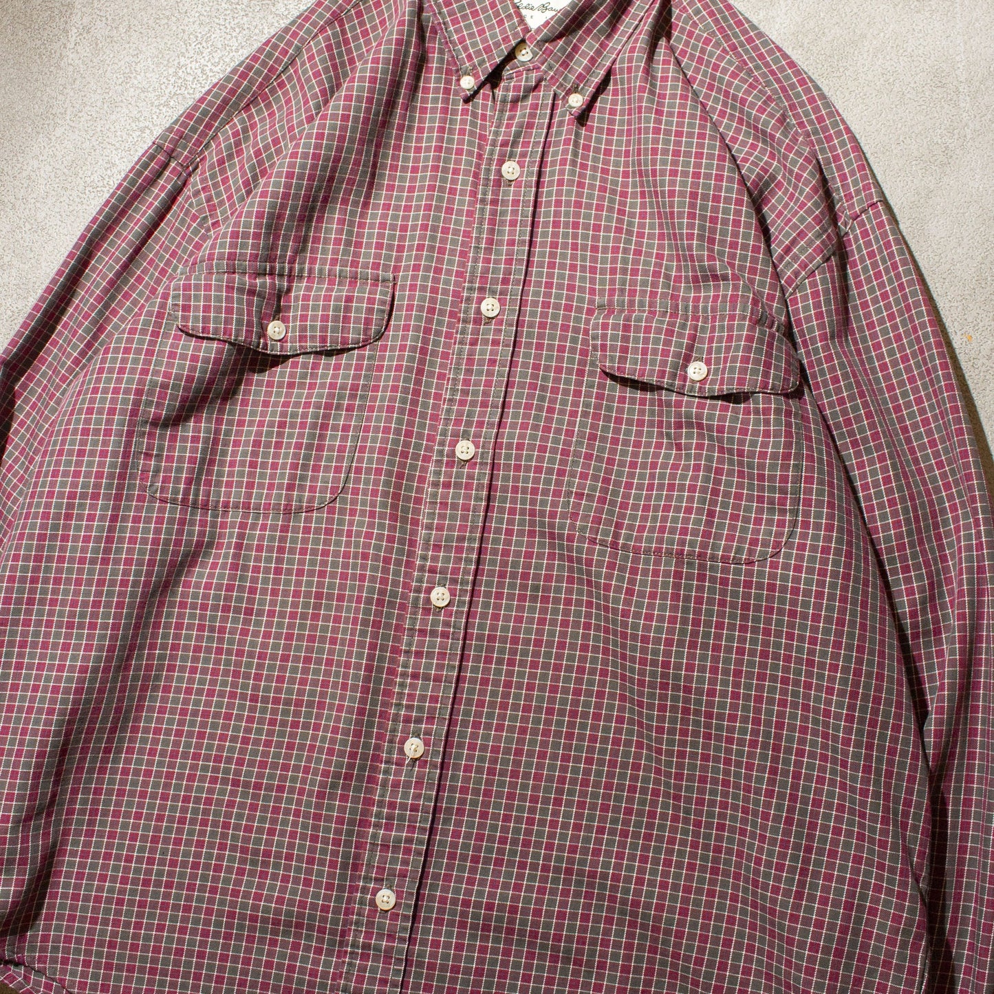 Custom Resized Check Shirt【L】