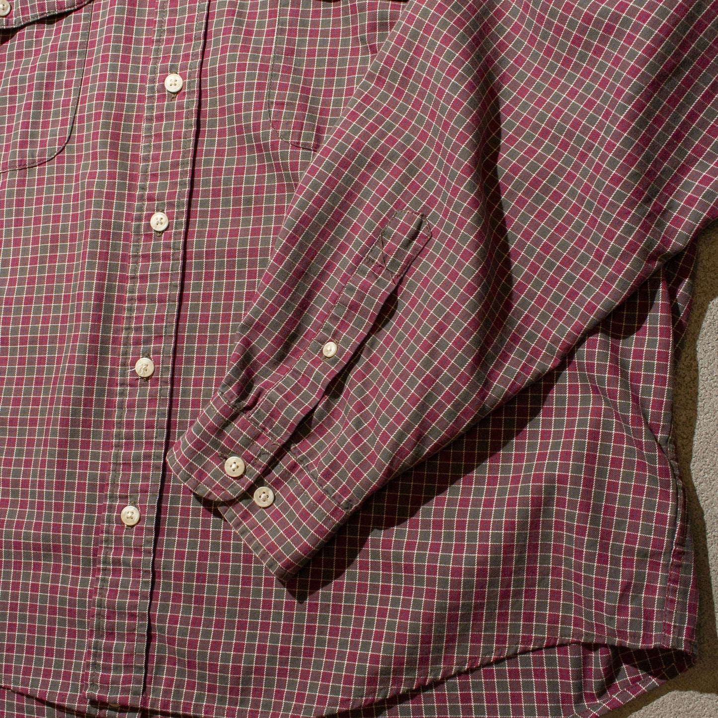 Custom Resized Check Shirt【L】