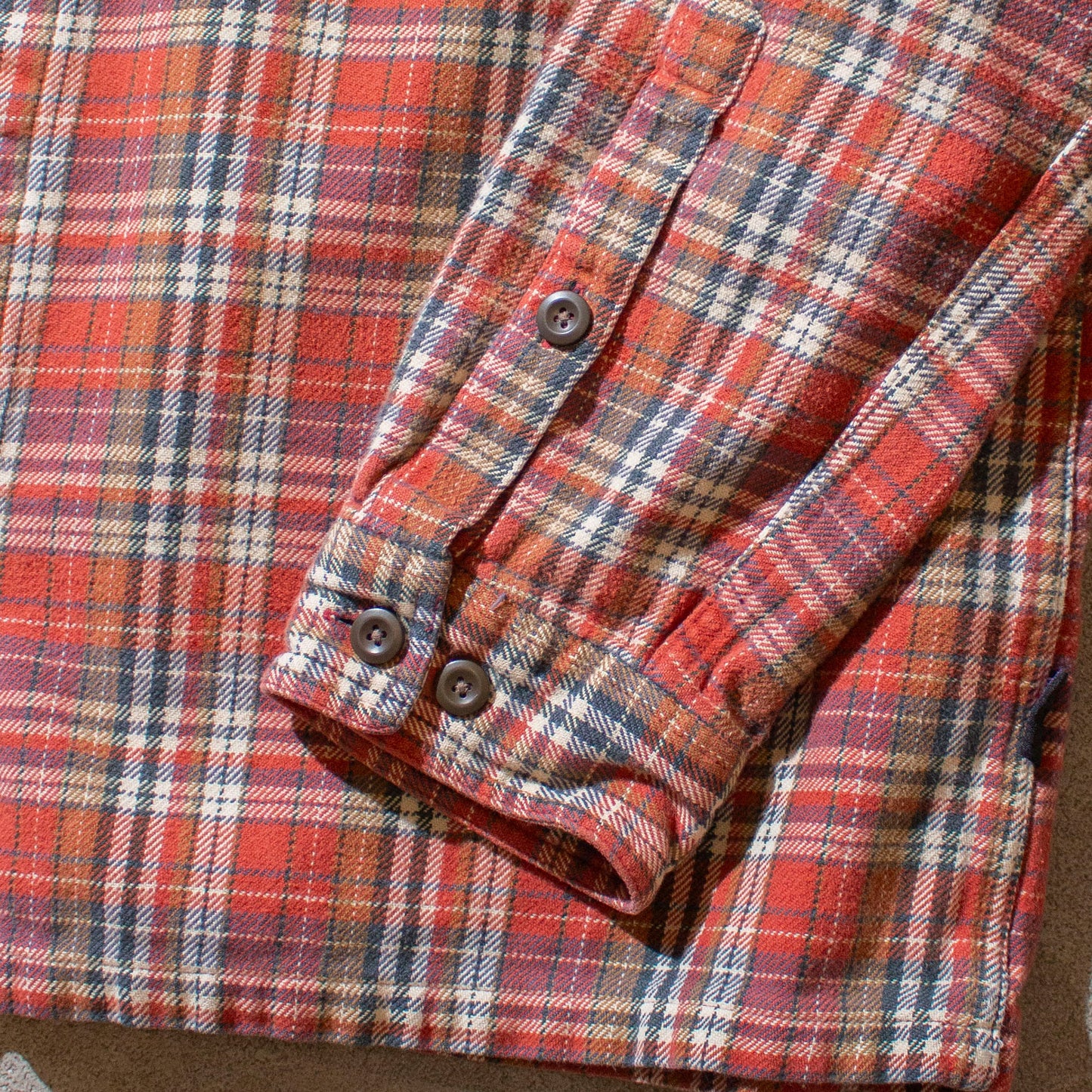 Organic Cotton Check Flannel Shirt