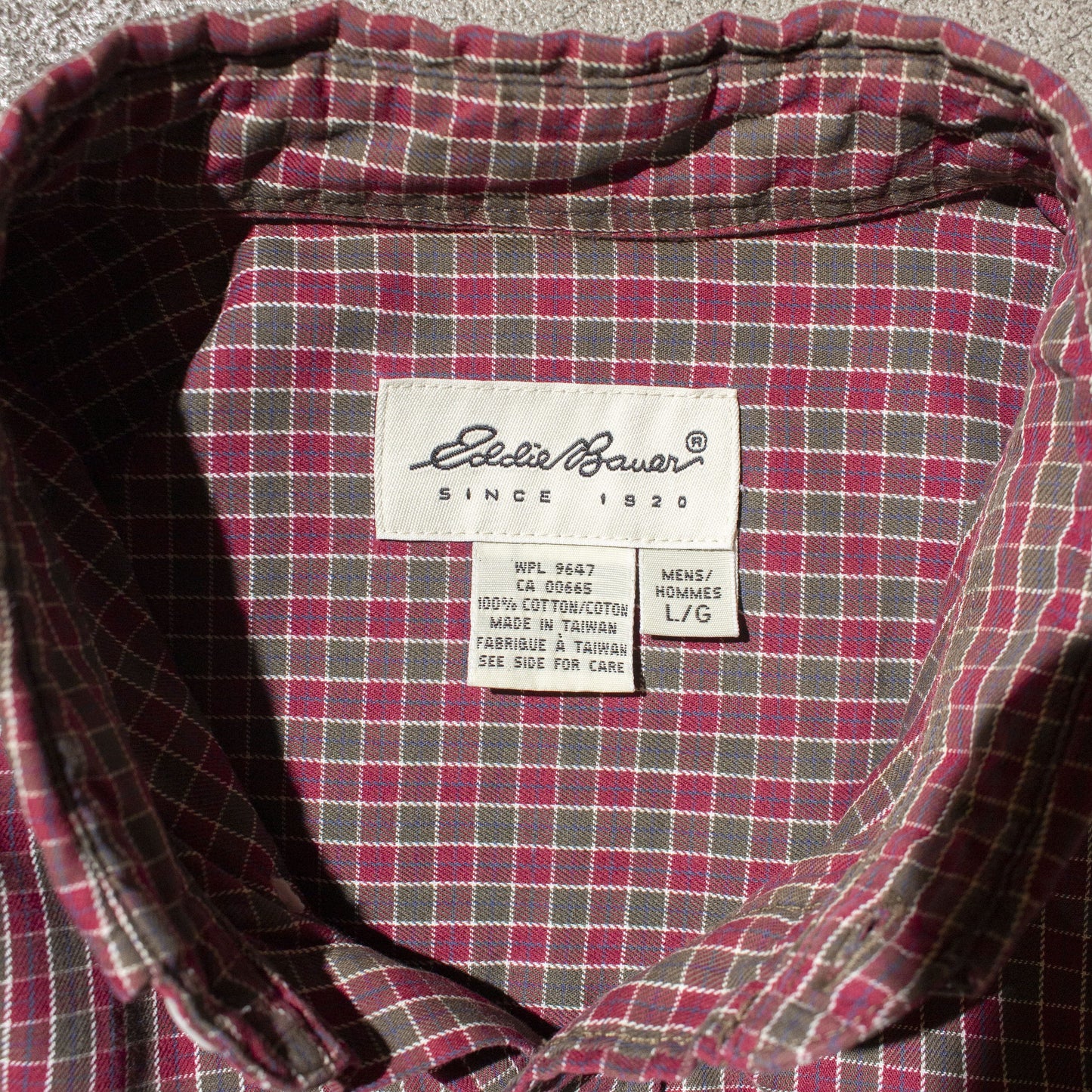 Custom Resized Check Shirt【L】