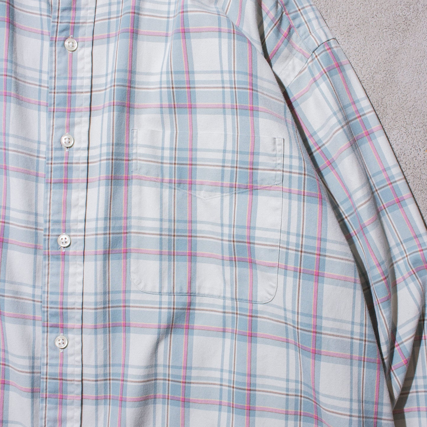 "Lowell Sport" Custom Resized Check Shirt 【L】