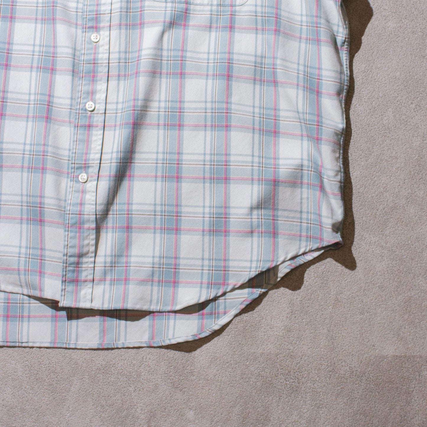 "Lowell Sport" Custom Resized Check Shirt 【L】