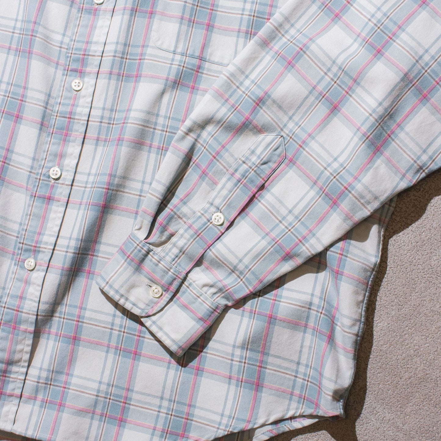 "Lowell Sport" Custom Resized Check Shirt 【L】