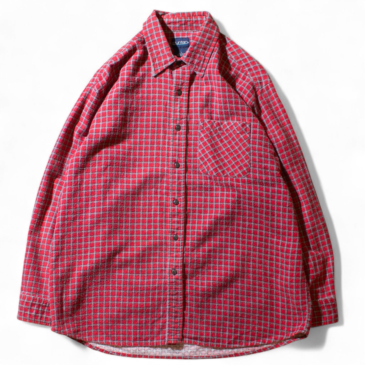 Print Flannel Check B.D Shirt