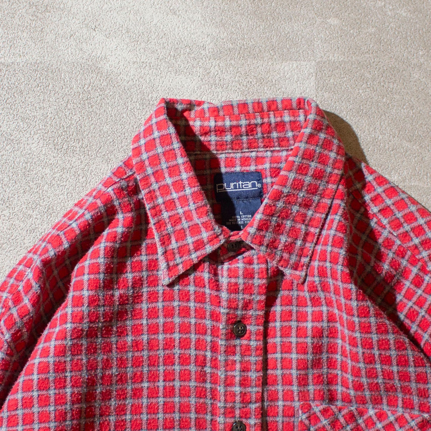 Print Flannel Check B.D Shirt