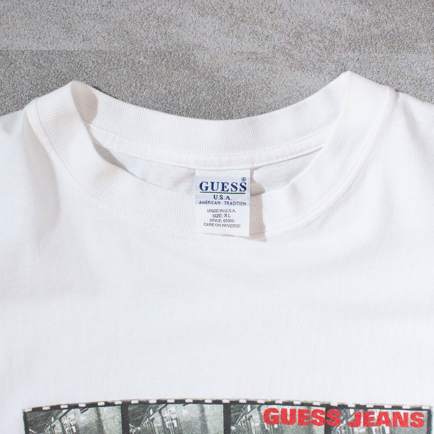 GUESS JEANS Photo T-Shirt Made in U.S.A.