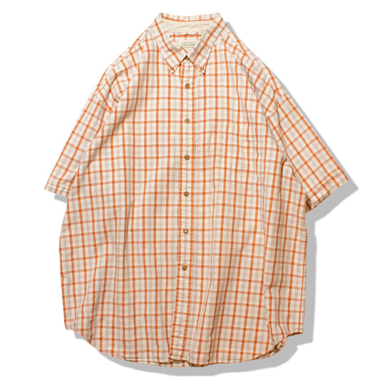 S/S Cotton Check Shirt【XL】