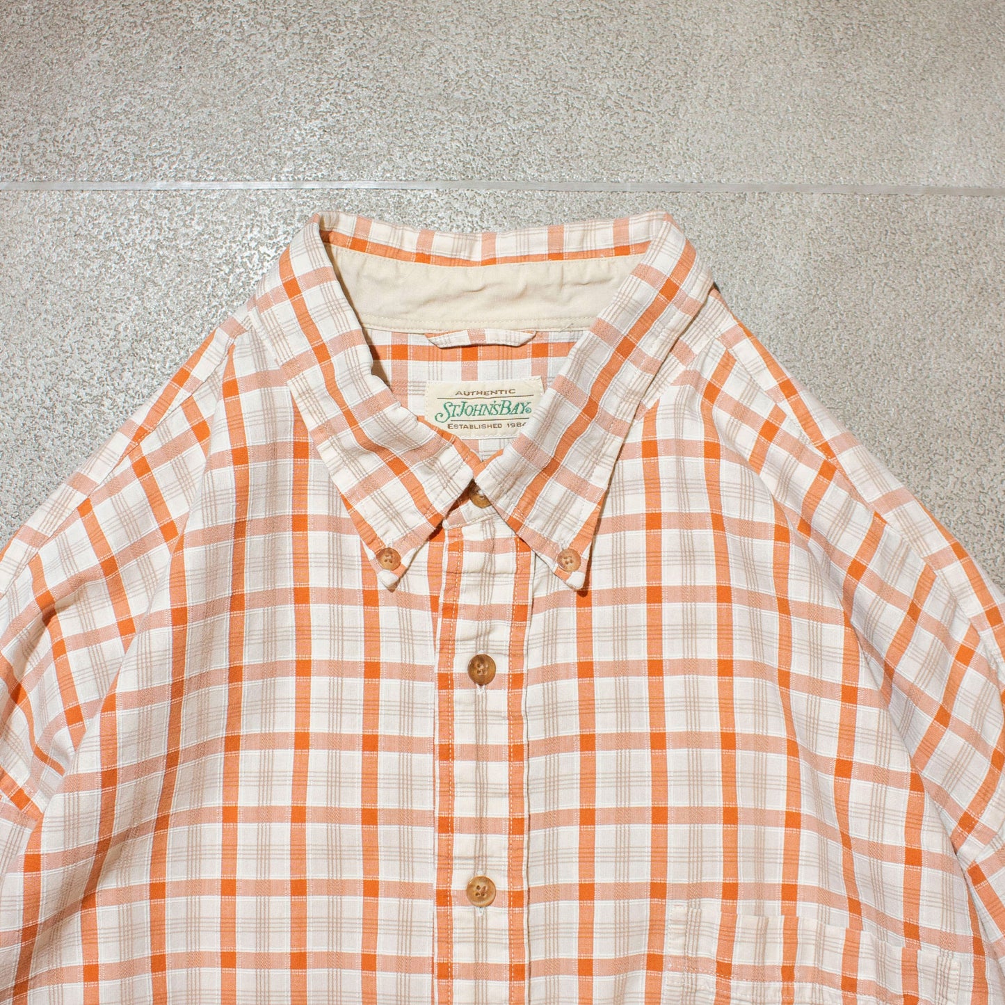 S/S Cotton Check Shirt【XL】