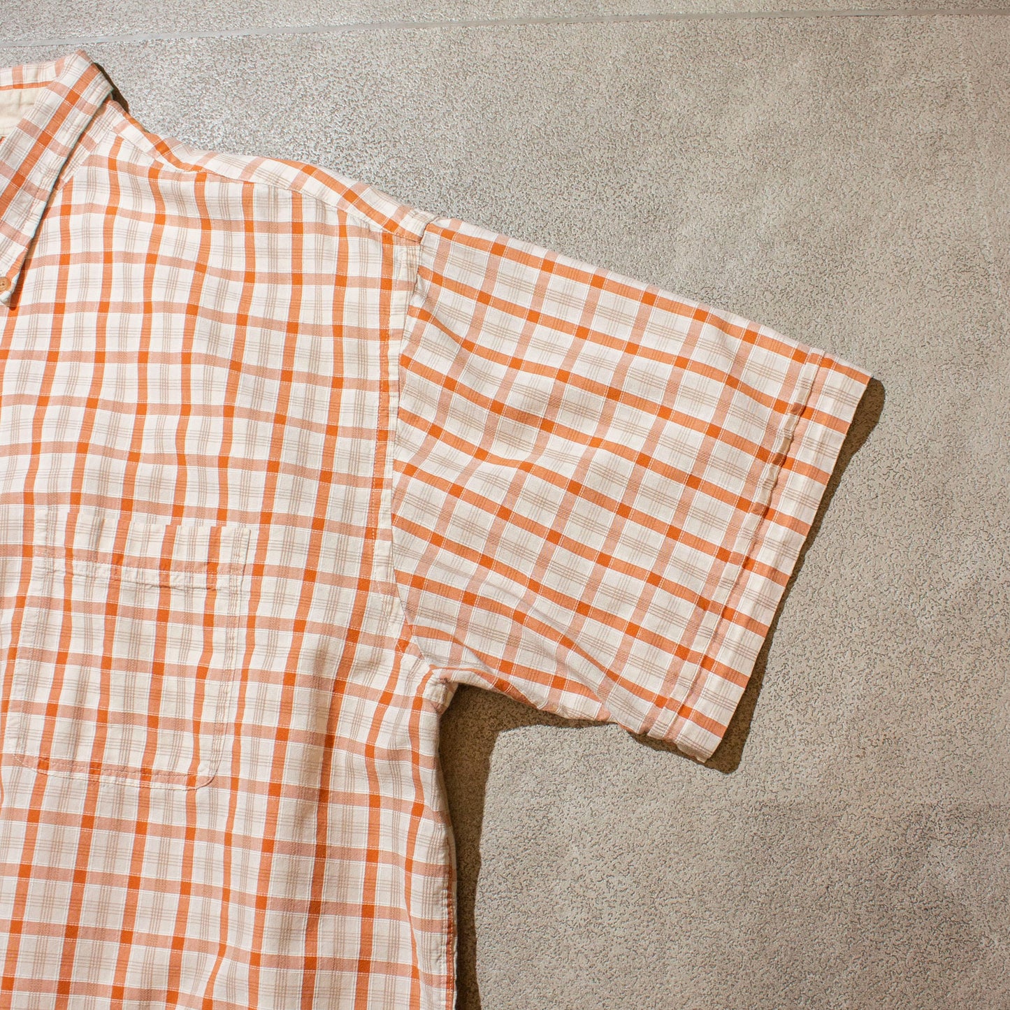 S/S Cotton Check Shirt【XL】