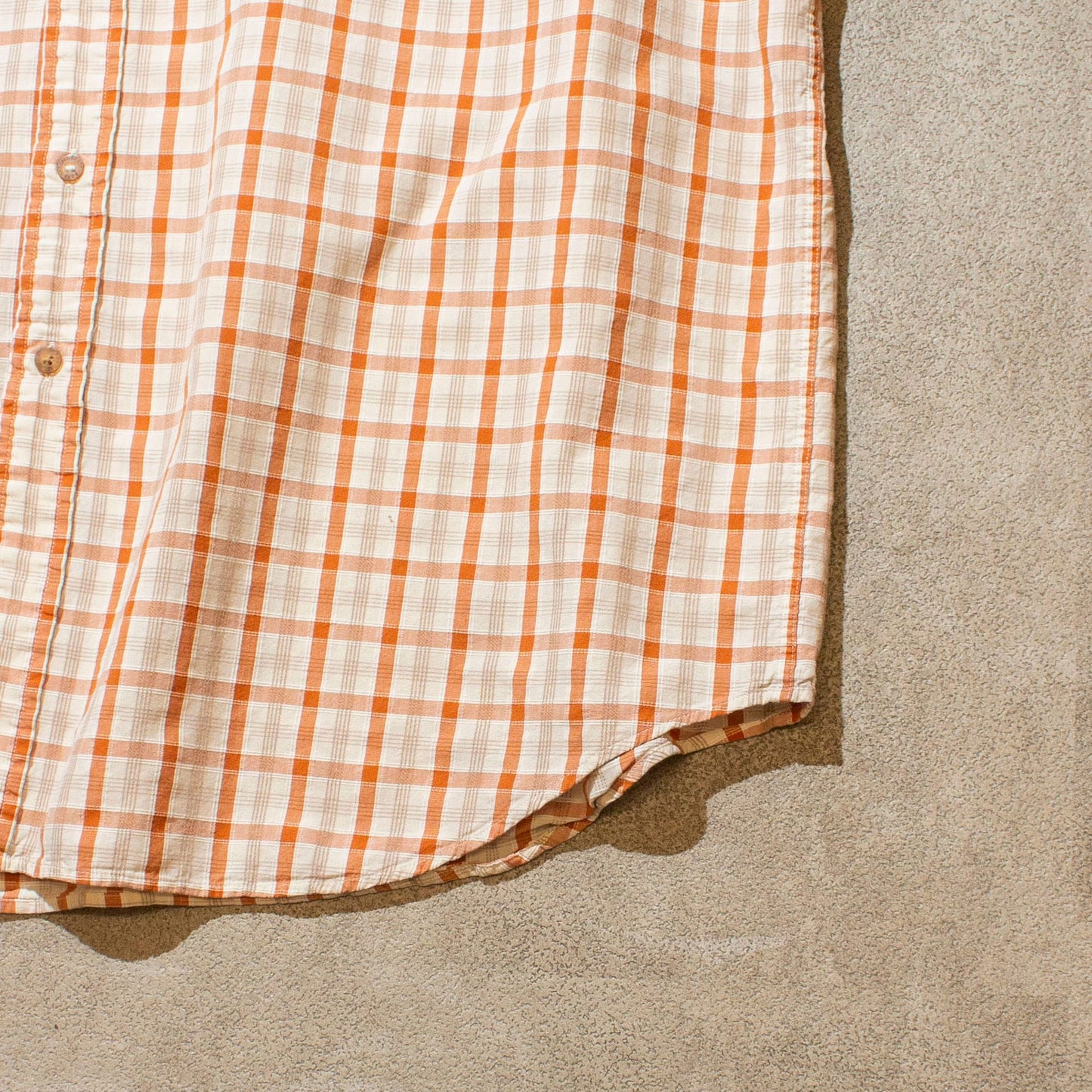 S/S Cotton Check Shirt【XL】