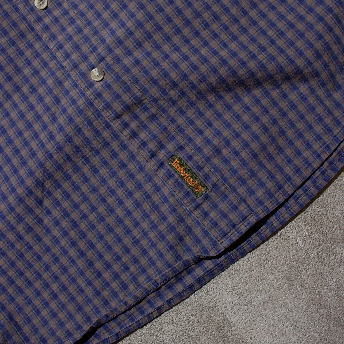 Cotton Check Shirt【L】