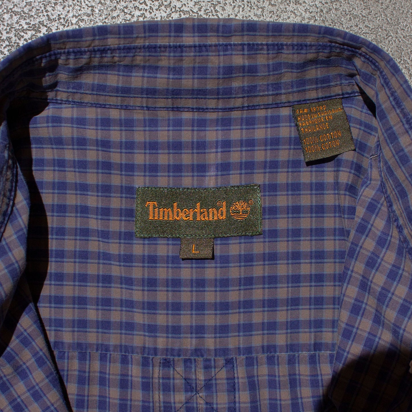 Cotton Check Shirt【L】