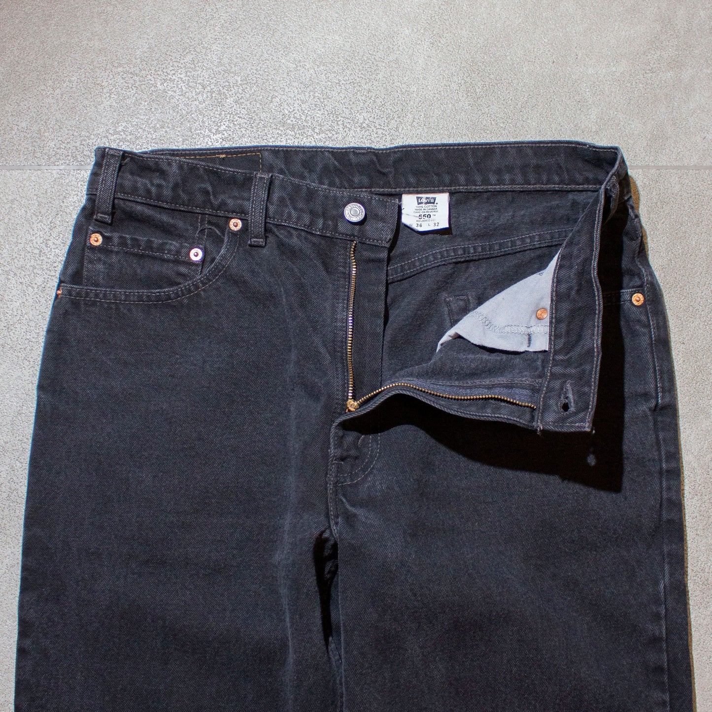 550 Rrelaxed Fit Denim Pants【W35×L31】