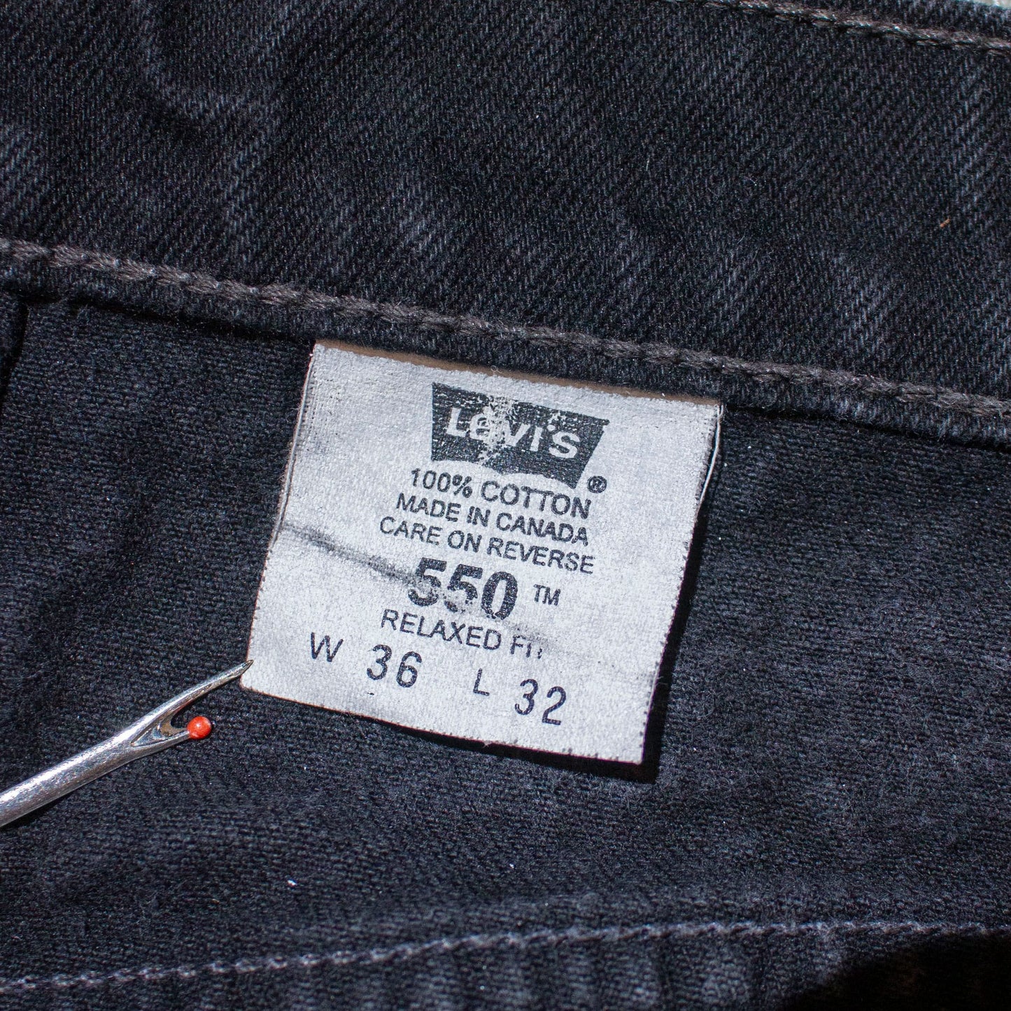 550 Rrelaxed Fit Denim Pants【W35×L31】