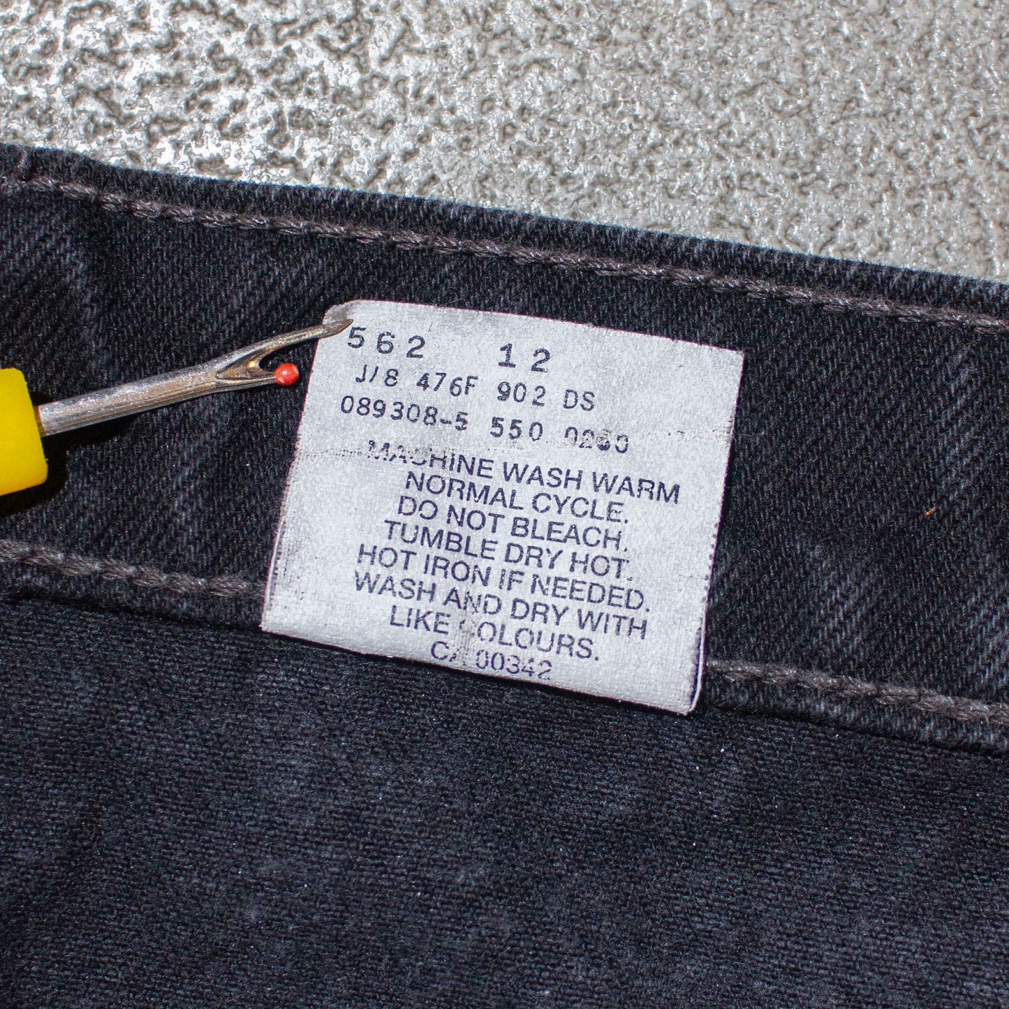 550 Rrelaxed Fit Denim Pants【W35×L31】