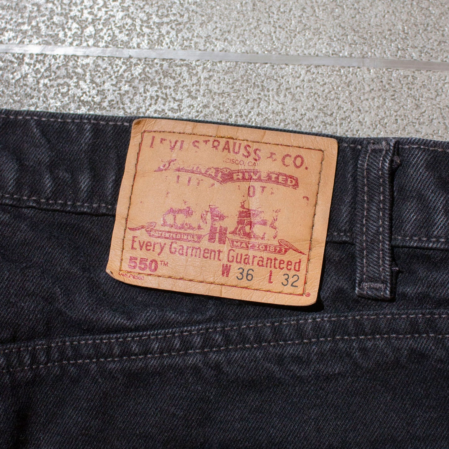 550 Rrelaxed Fit Denim Pants【W35×L31】