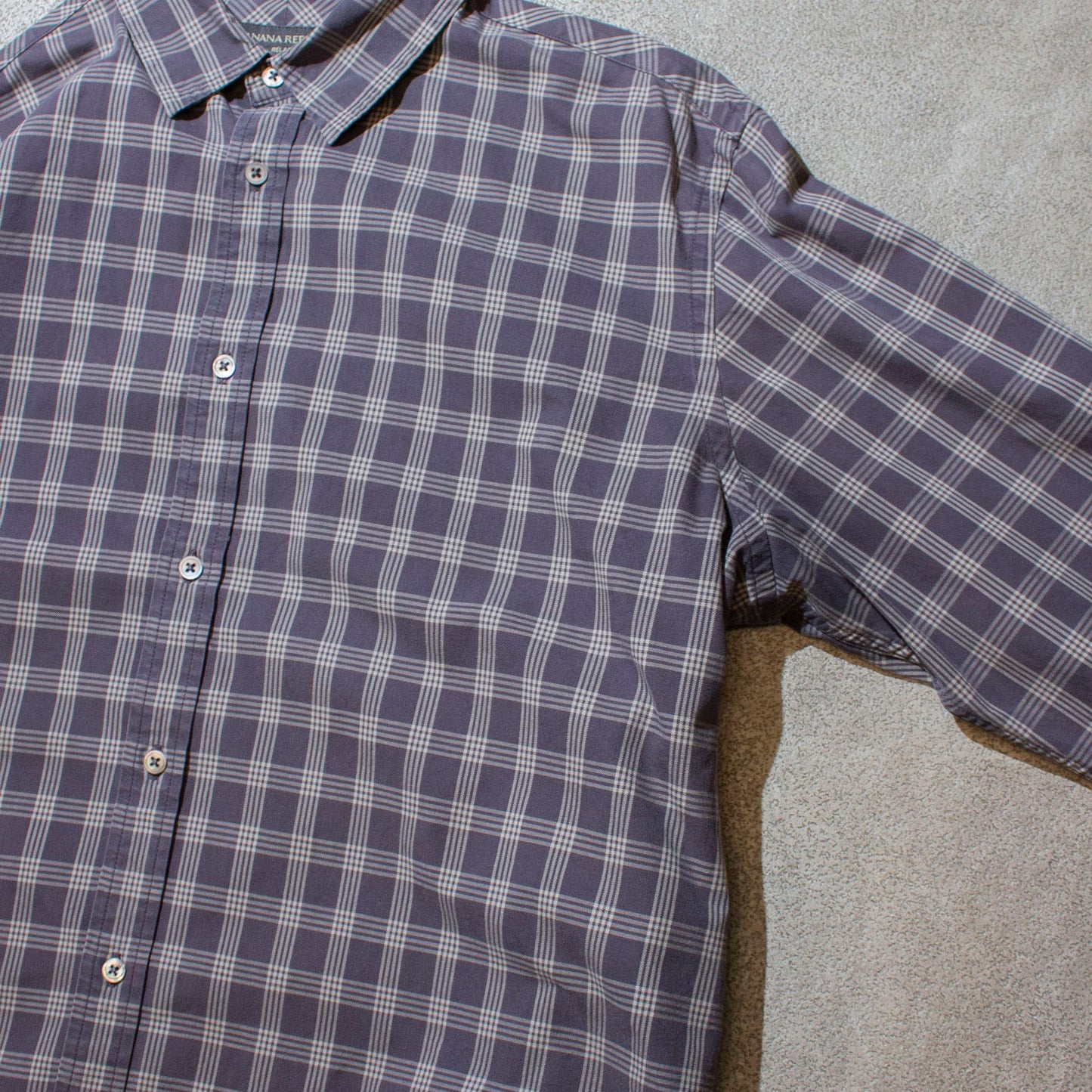 Cotton Check Shirt【L】