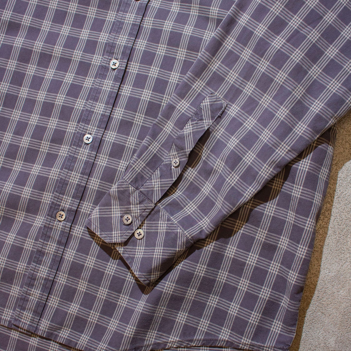 Cotton Check Shirt【L】
