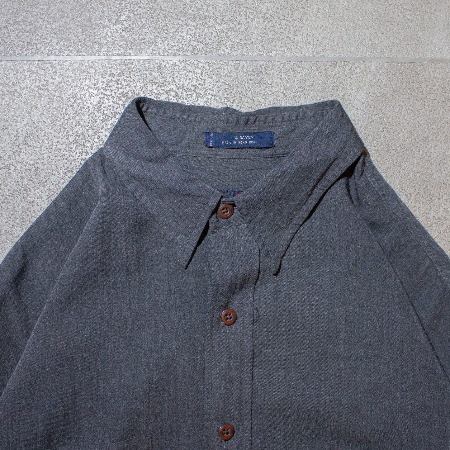 Rayon Regular Collar Shirt【XL】