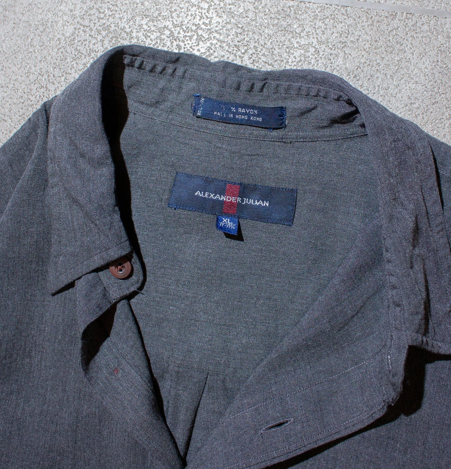 Rayon Regular Collar Shirt【XL】