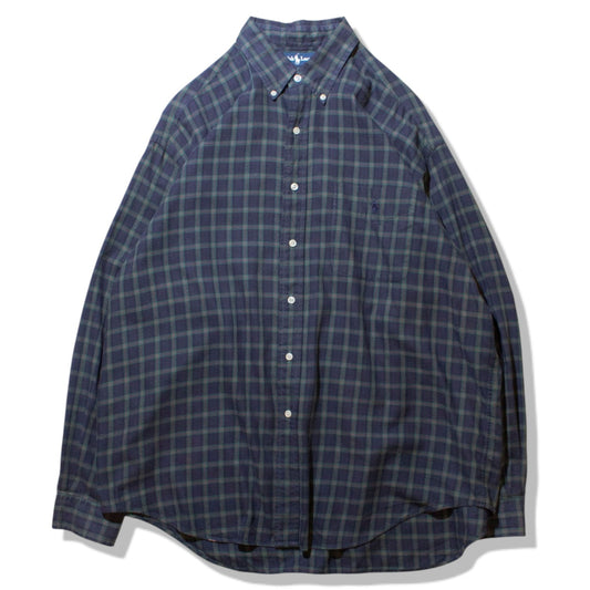 "BIG SHIRT" Cotton Check Shirt【L】