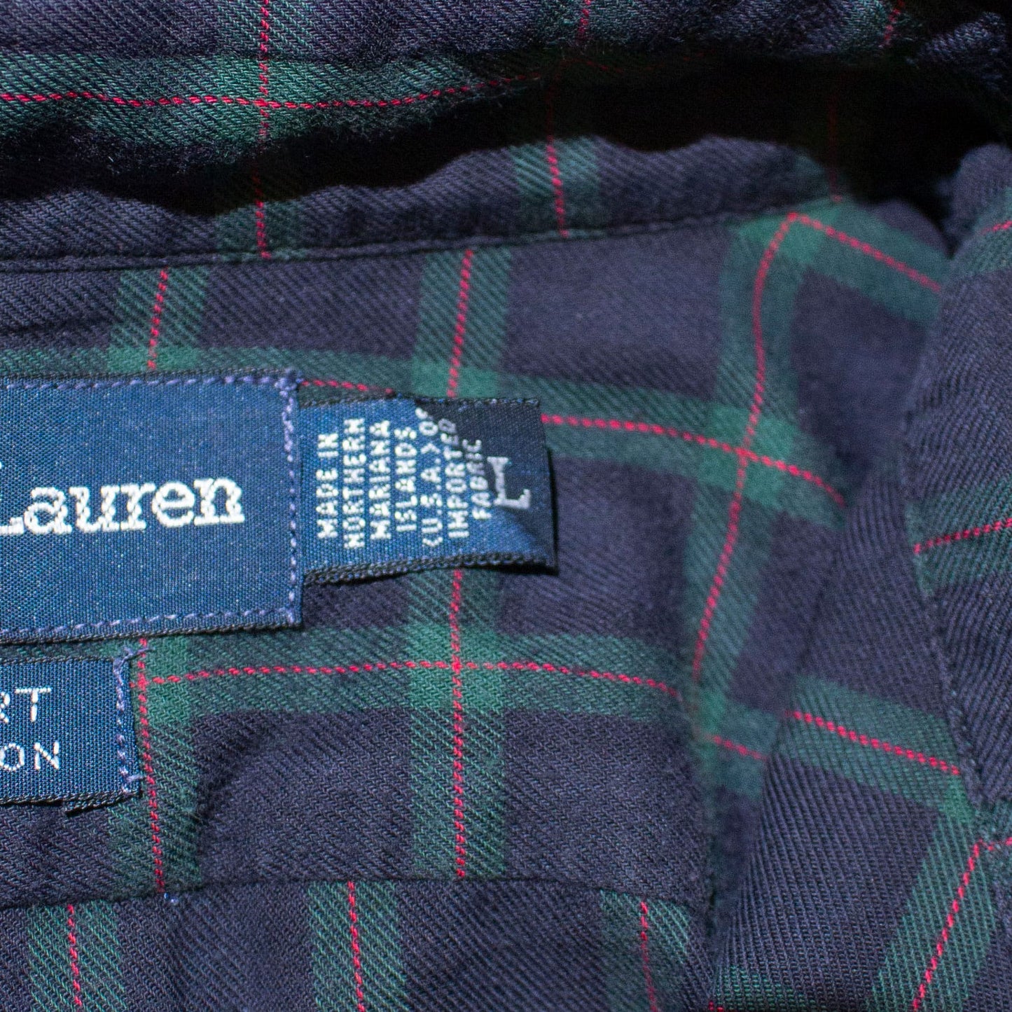 "BIG SHIRT" Cotton Check Shirt【L】