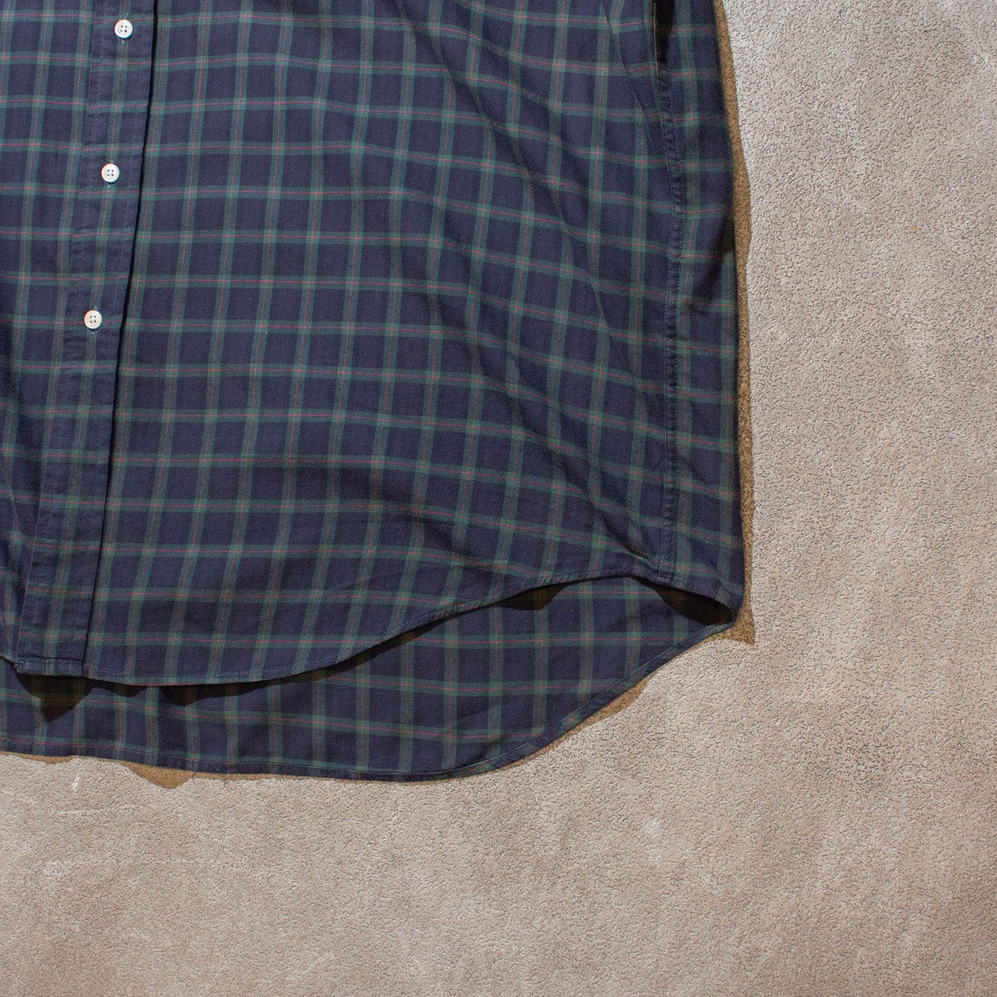 "BIG SHIRT" Cotton Check Shirt【L】