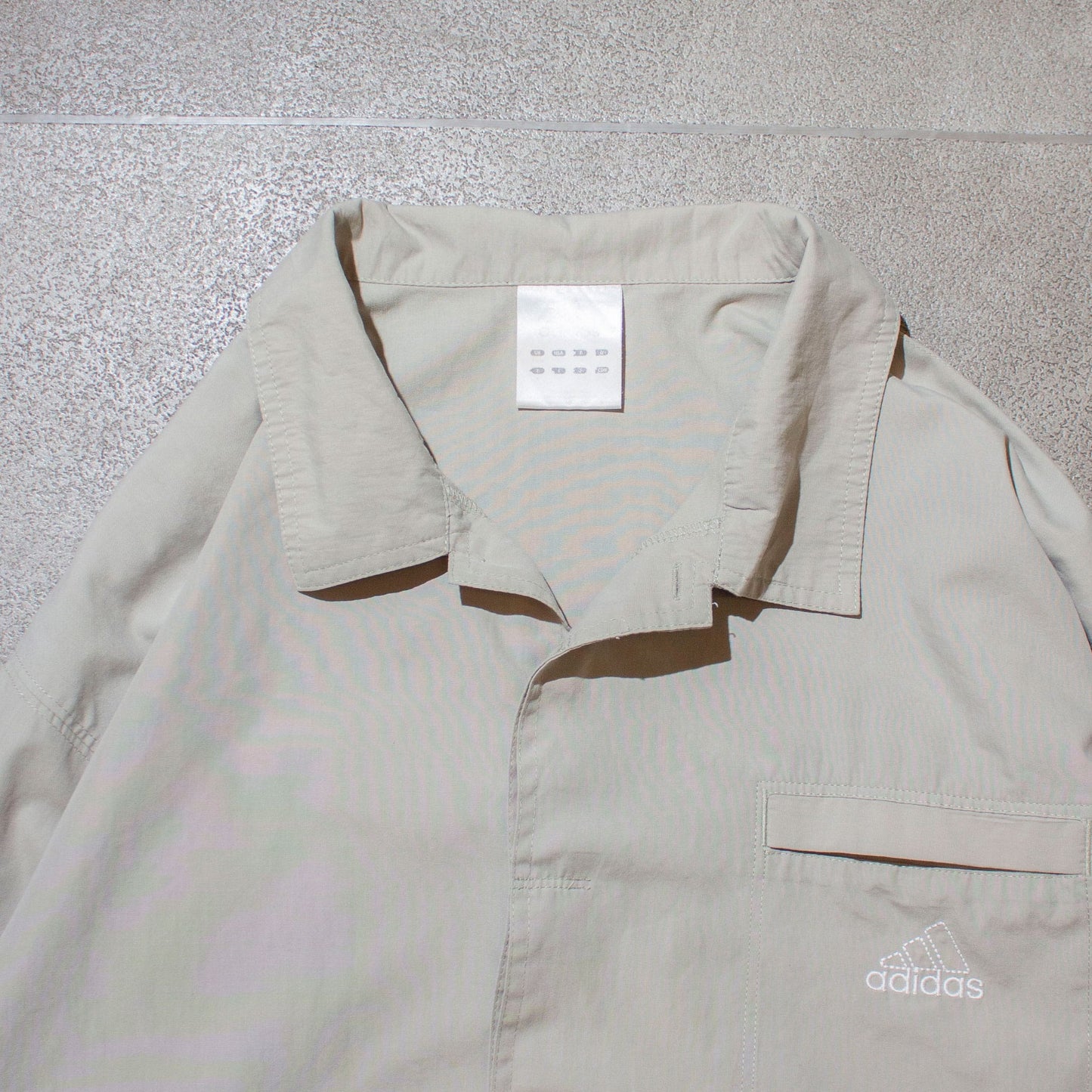 S/S Cotton×Poly Open Collar Shirt【About L】