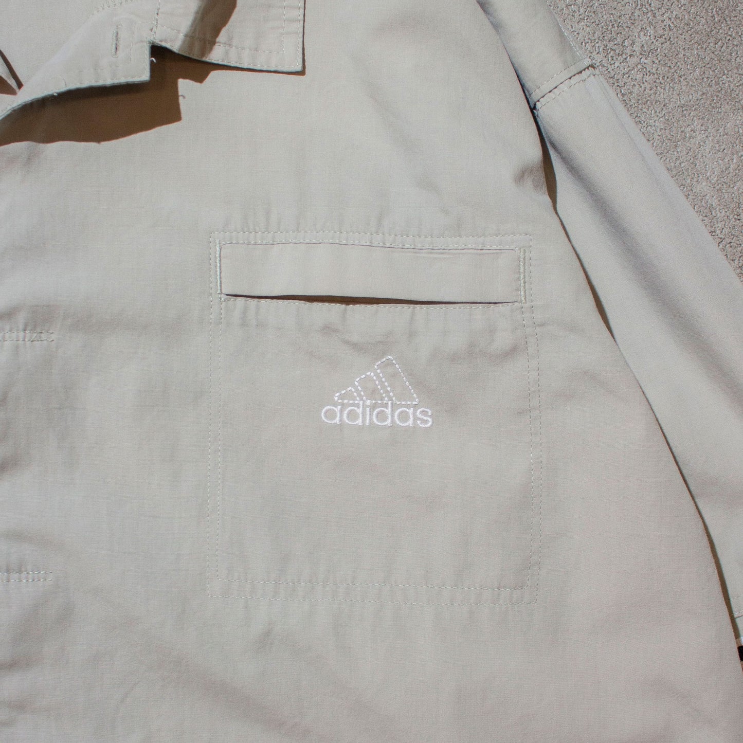 S/S Cotton×Poly Open Collar Shirt【About L】
