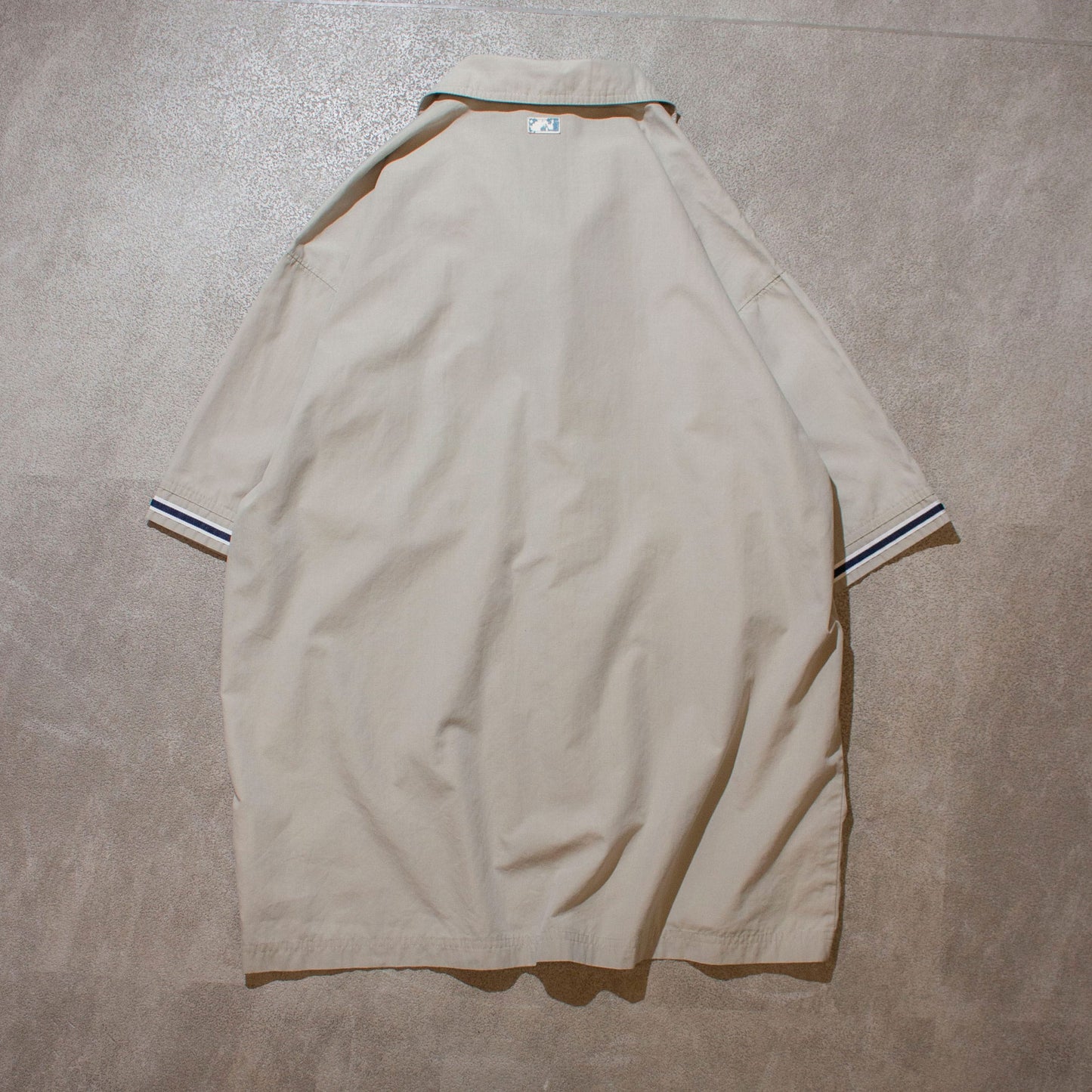 S/S Cotton×Poly Open Collar Shirt【About L】