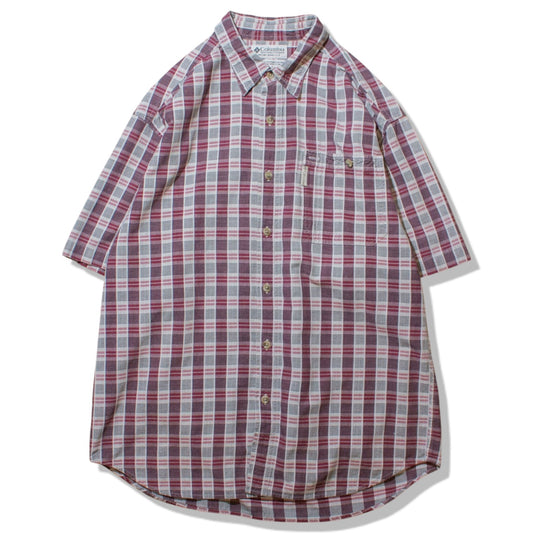 S/S Cotton Check Shirt【M】